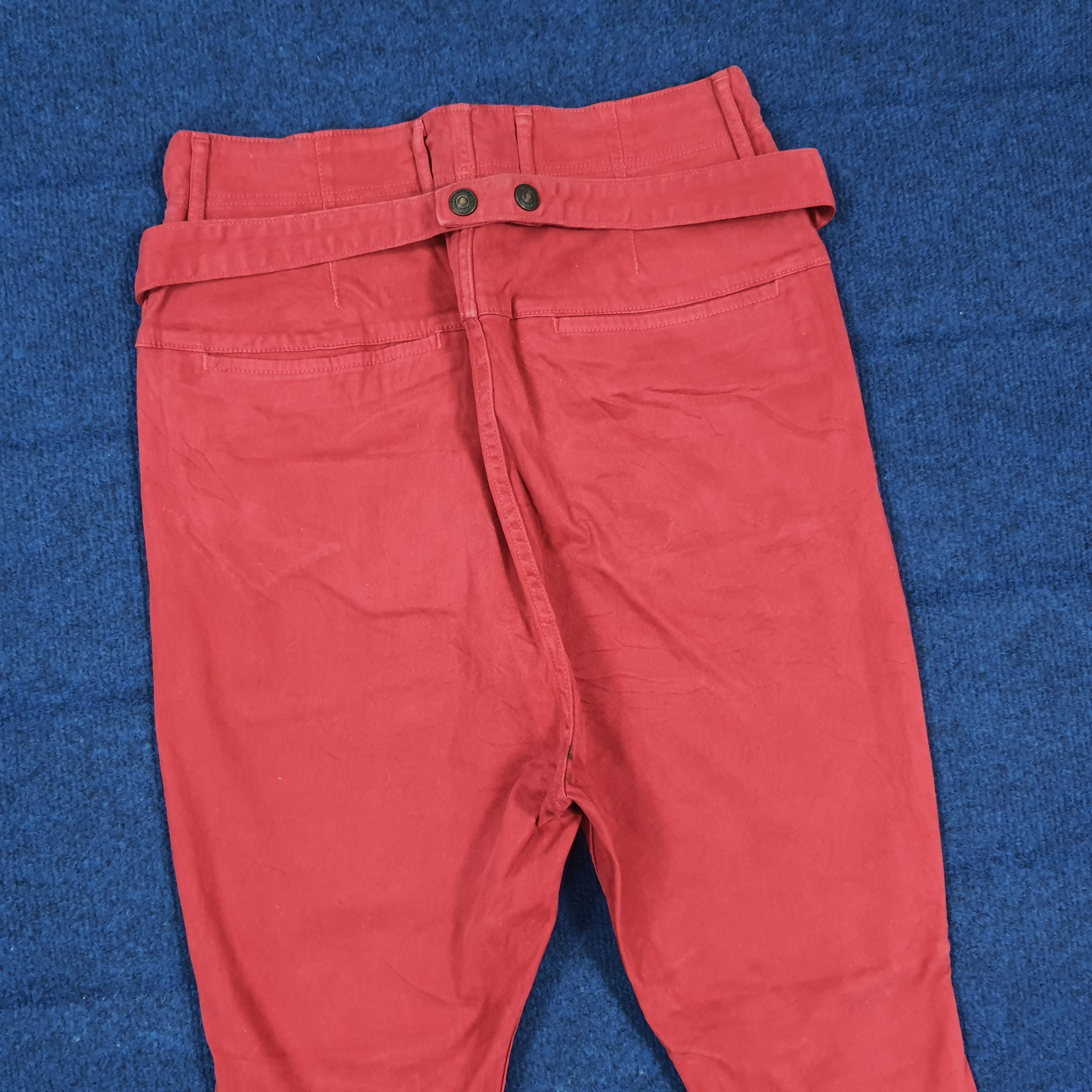 Kapital KAPITAL Japan Red Cotton Tencel Stretch Pants C297N25 Size 26" / US 2 / IT 38 - 4 Thumbnail
