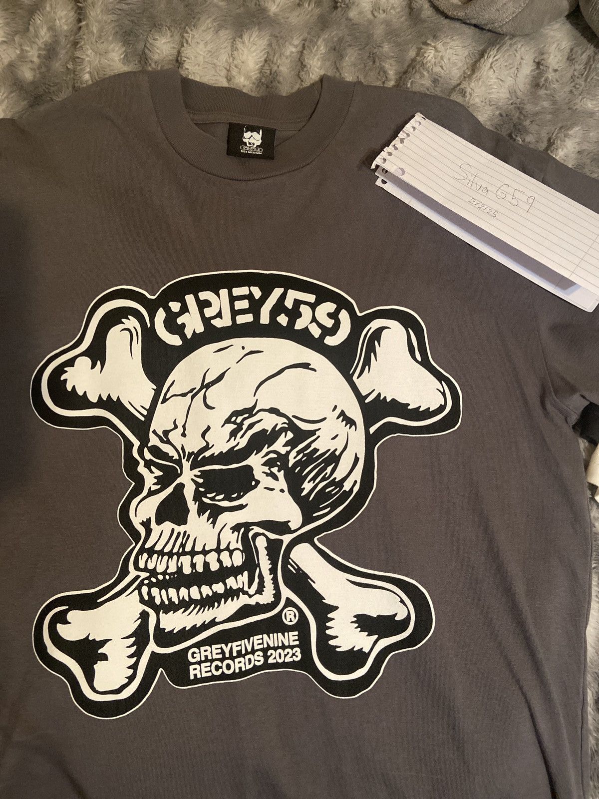 G59 Records Grey59 logo skull tee Size US M / EU 48-50 / 2 - 1 Thumbnail