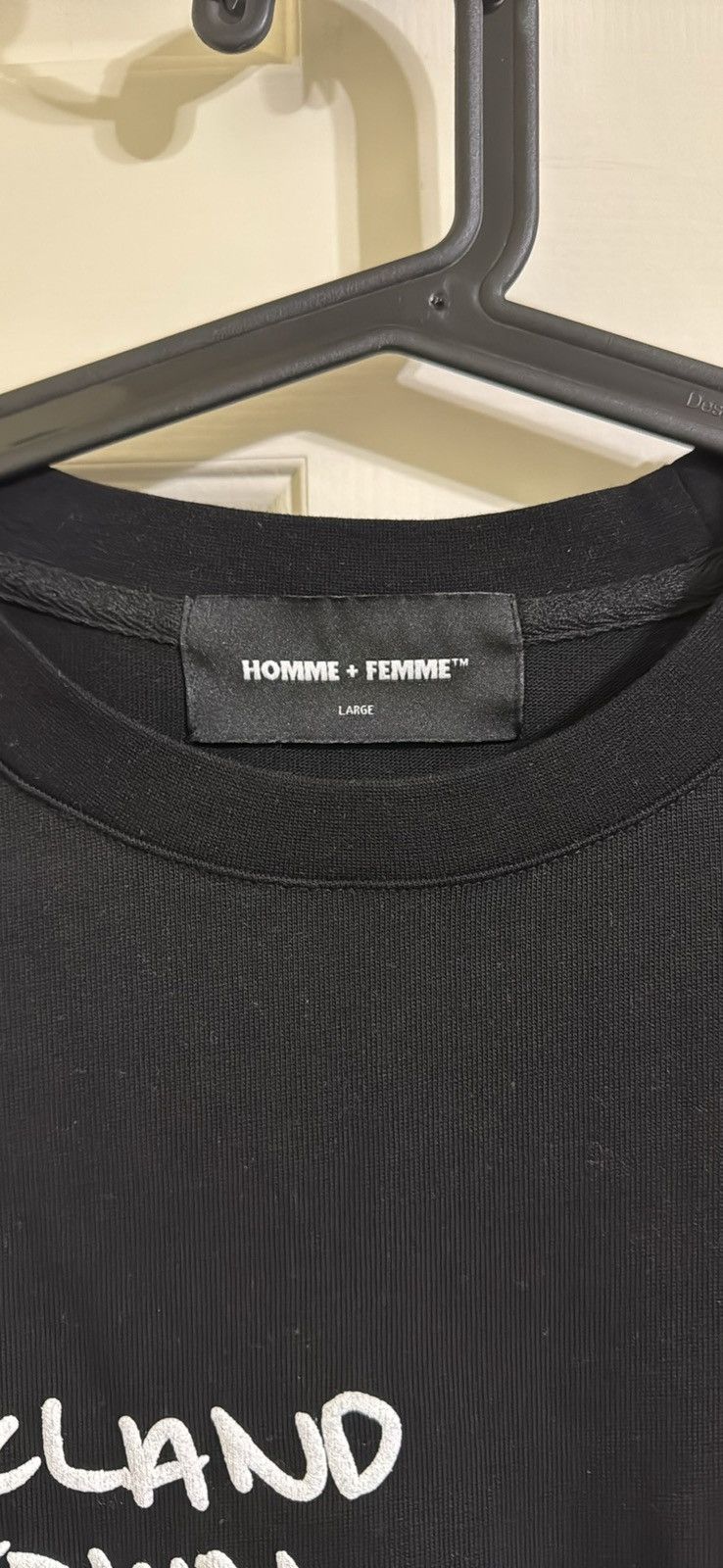 Homme + Femme La Homme + Femme CALI TO NYC TEE BLACK Size US L / EU 52-54 / 3 - 2 Thumbnail