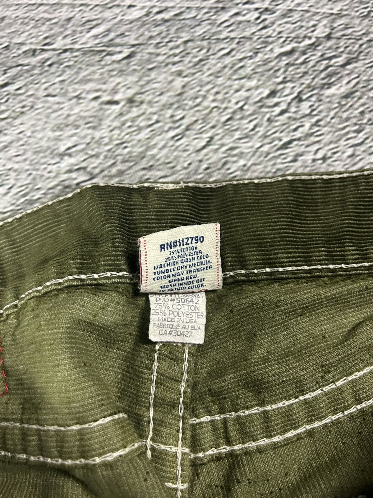 True Religion True Religion jeans vintage cords corduroy pants Bobby baggy Size US 36 / EU 52 - 10 Thumbnail