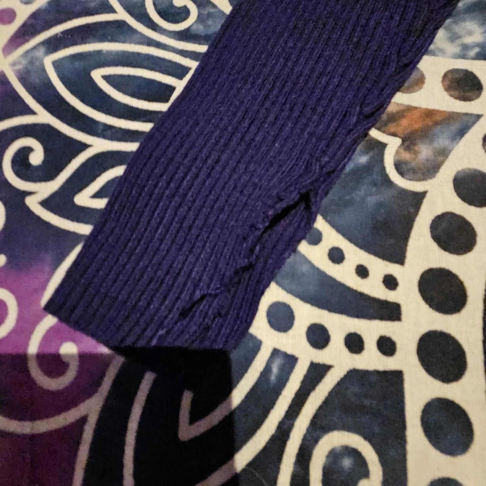 Designer New York & Company Women's Purple Cardigan Size S / US 4 / IT 40 - 7 Thumbnail