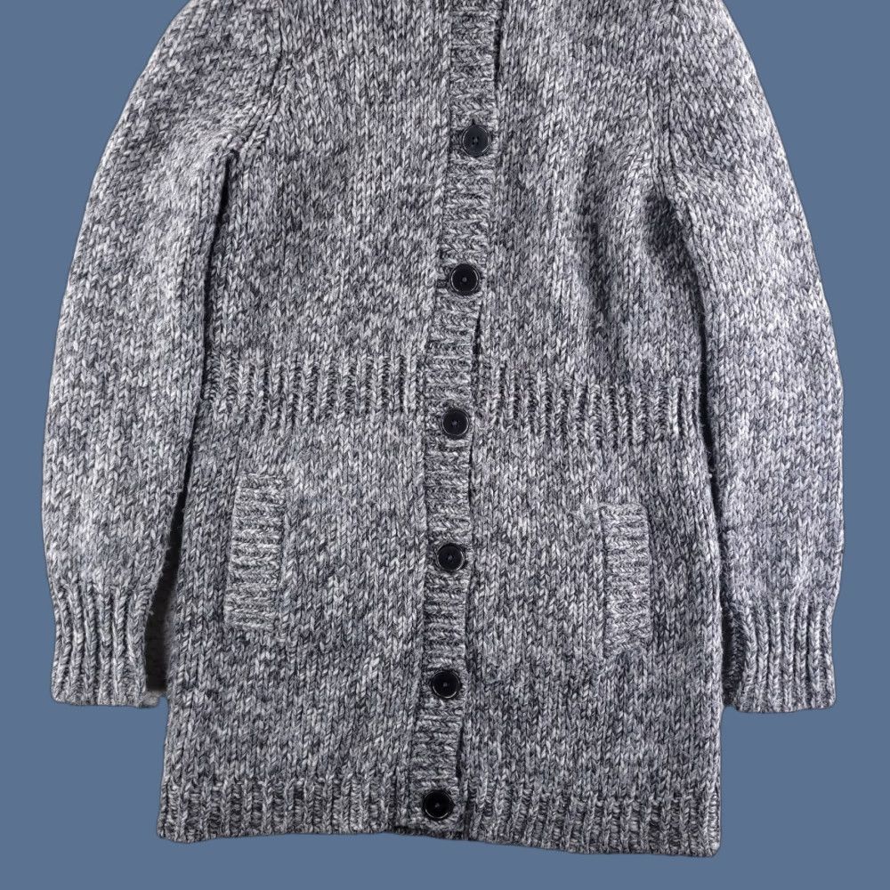 Talbots Talbots Cardigan Sweater Knit Wool Gray Turtleneck Button Long Womens Small Size S / US 4 / IT 40 - 1 Thumbnail
