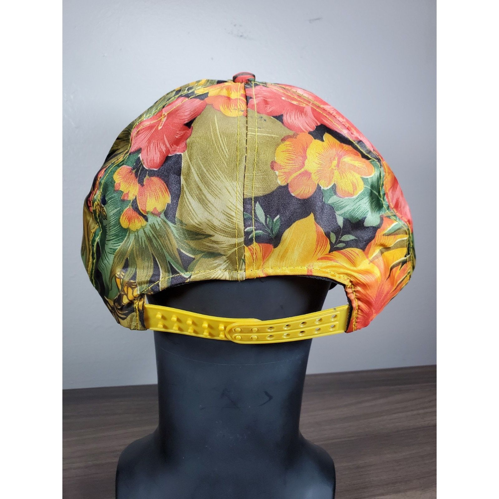 Vintage NEW YORK Jungle Hat Nylon Snapback Cap Floral NY NYC Size ONE SIZE - 7 Thumbnail