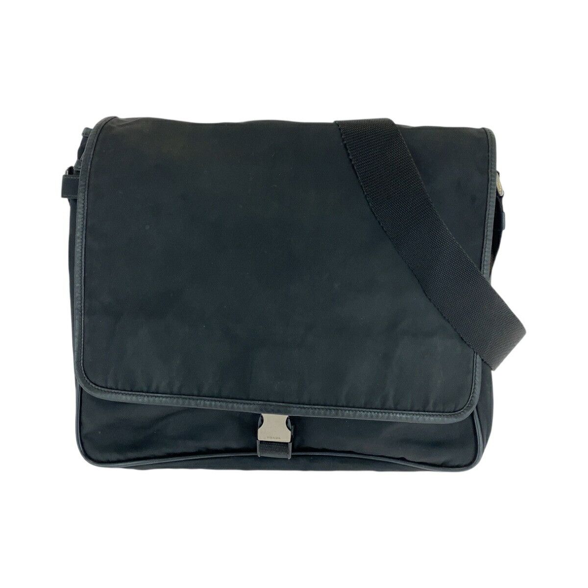 Prada Prada Prada Tessuto Triangle Logo Plate Nylon Shoulder Bag Textile Shoulder Bag V166 DUTY FREE for USA Size ONE SIZE - 1 Thumbnail