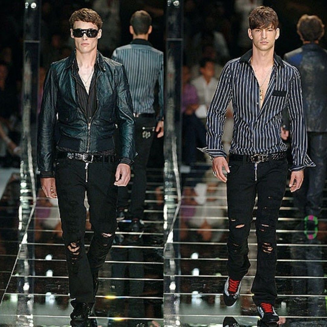 Dolce & Gabbana SS06 Dolce & Gabbana Destroyed Distressed Jeans Size US 34 / EU 50 - 1 Thumbnail
