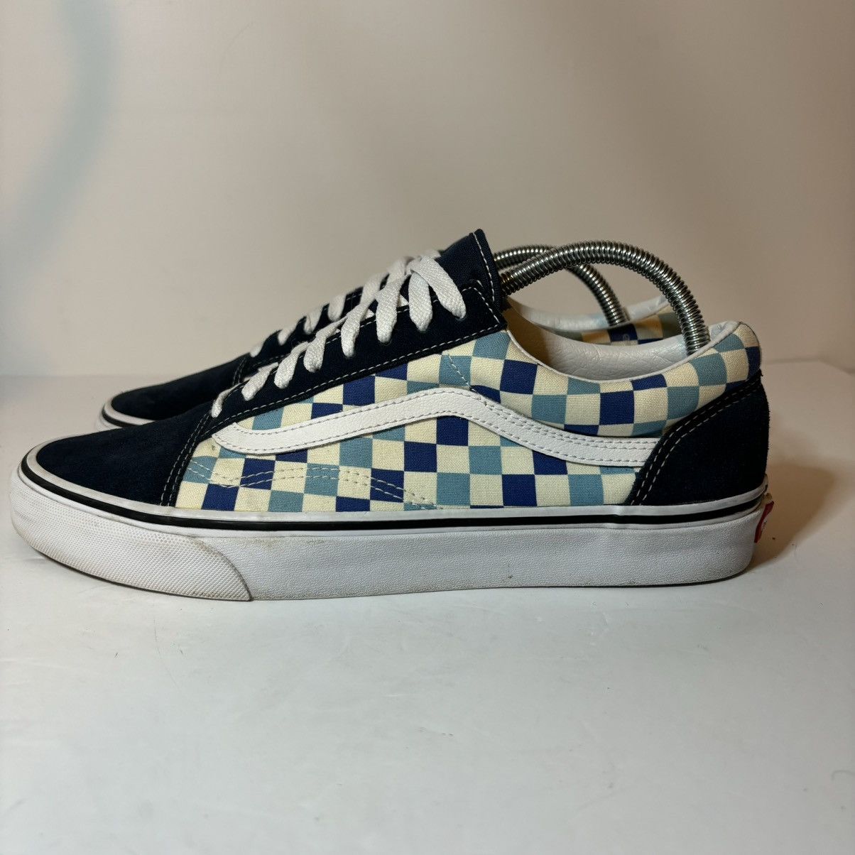 VANS Old Skool good Checkerboard Blue Size 11 NEW