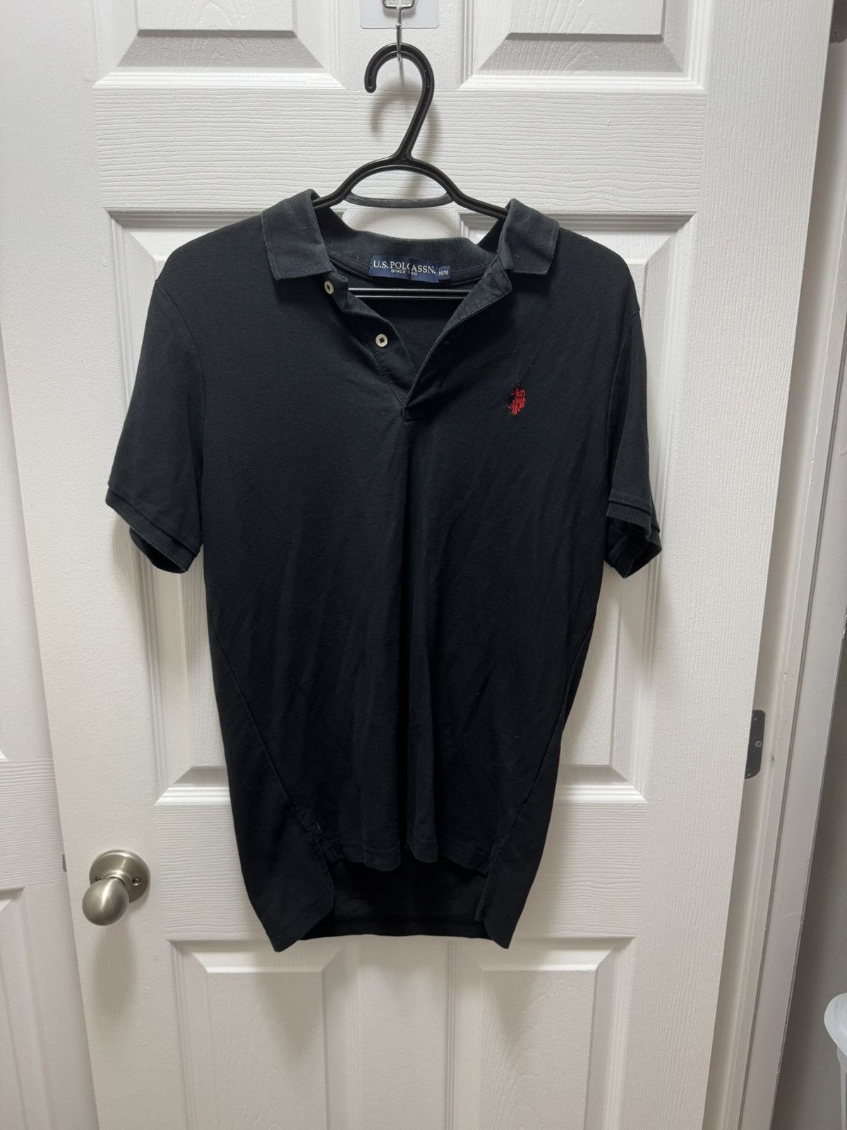 U.S. Polo Assn. Polo U.S. Polo Assn. Black Classic Vintage Collared Shirt Size US M / EU 48-50 / 2 - 1 Thumbnail