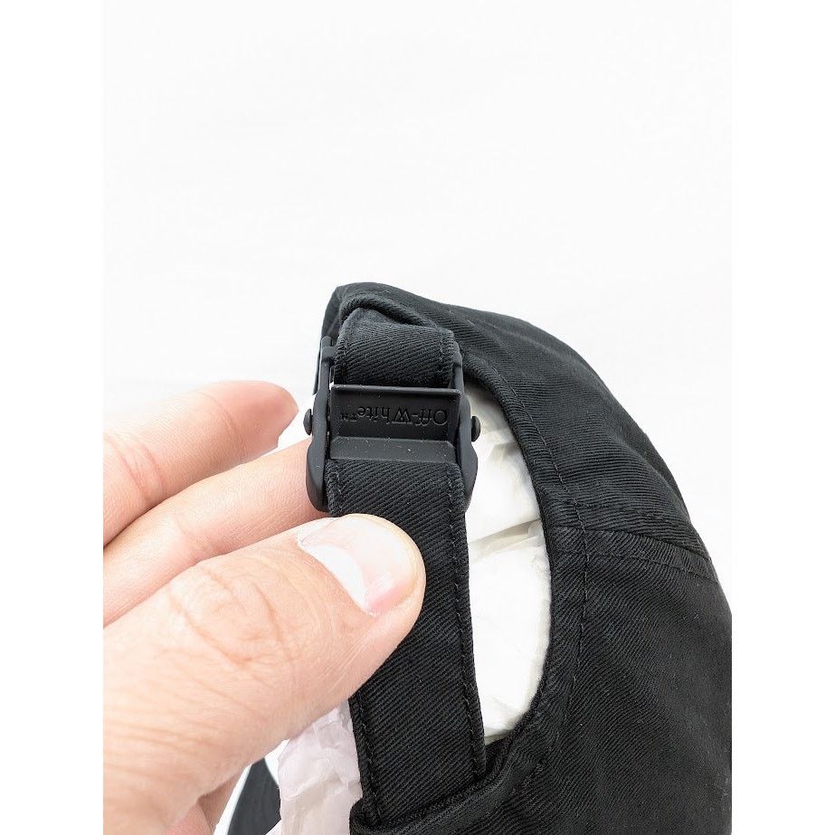 Off-White o1rshd1 Q:3 / Size: OS / Neen Baseball Cap / Hat in Black Size ONE SIZE - 10 Thumbnail