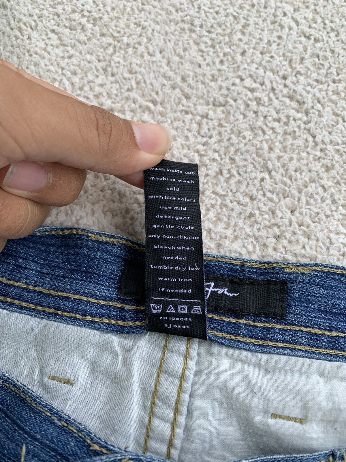 Japanese Brand × Vintage vtg y2k sean jhon denim baggy short pants Size US 34 / EU 50 - 7 Thumbnail