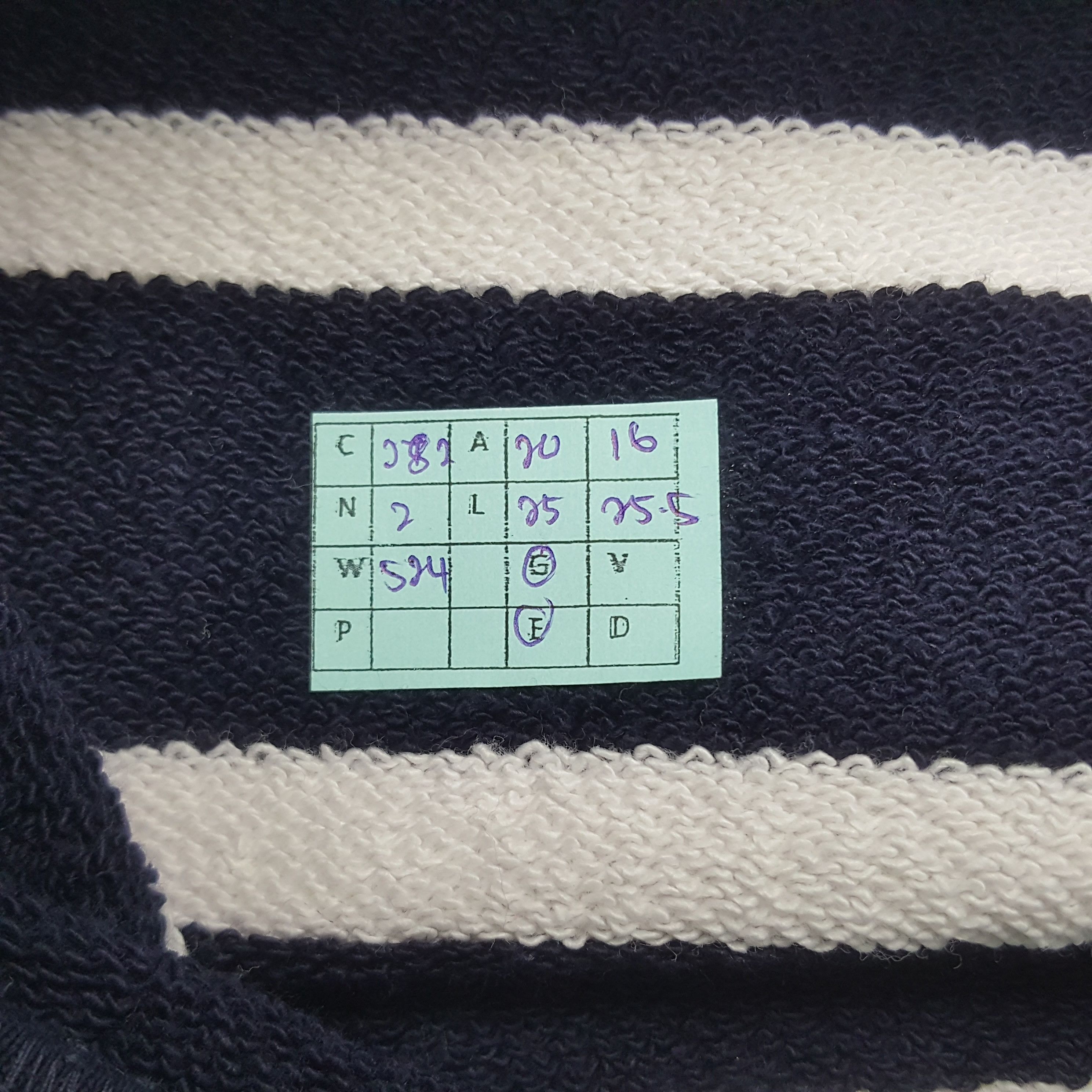 Lacoste × Vintage Vintage Lacoste Striped Sweatshirt Size US S / EU 44-46 / 1 - 8 Thumbnail