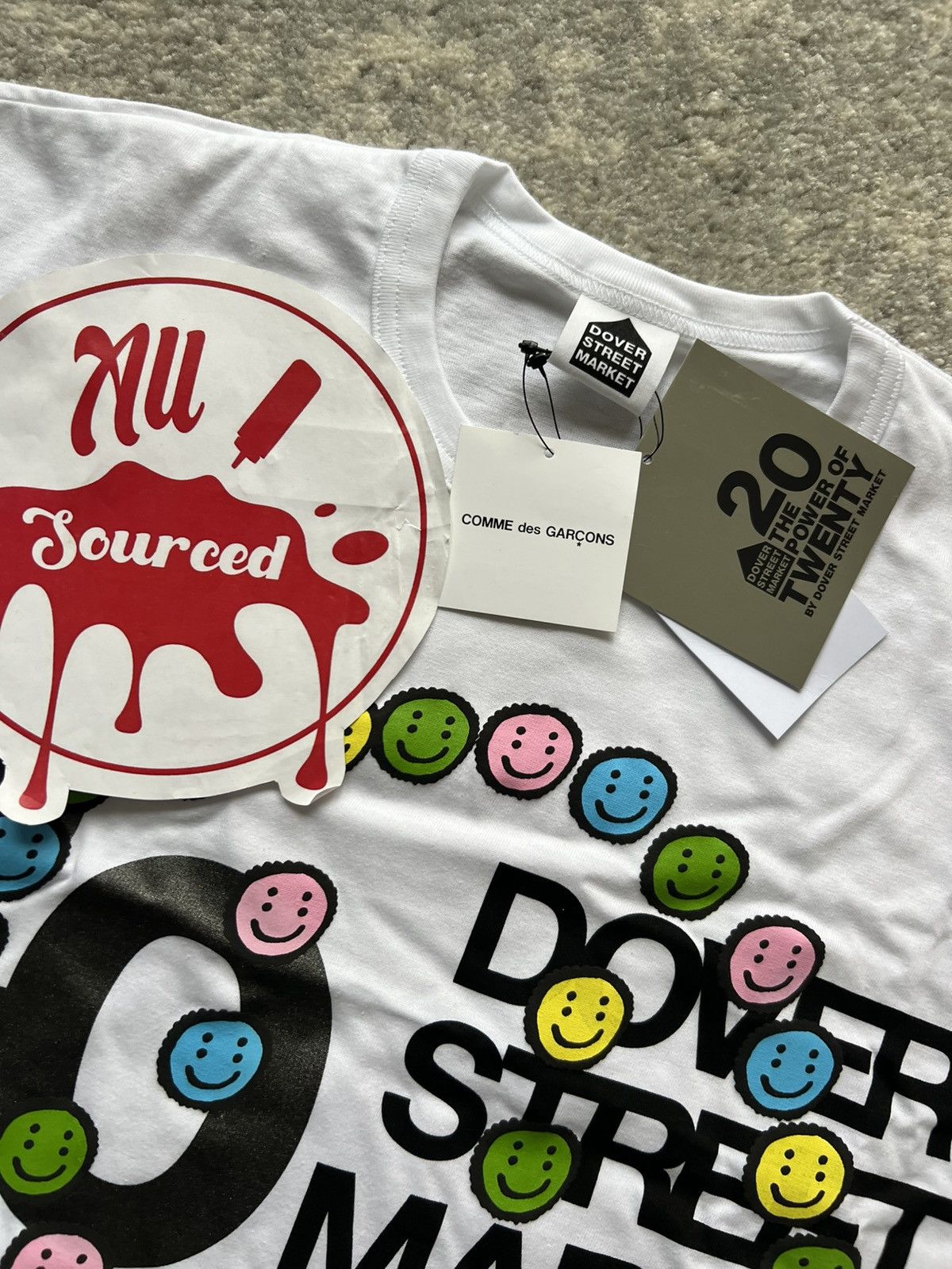 Cactus Plant Flea Market × Comme des Garcons × Dover Street Market CPFM x CDG x DSM 20 Anniversary T Shirt Size US XL / EU 56 / 4 - 3 Thumbnail