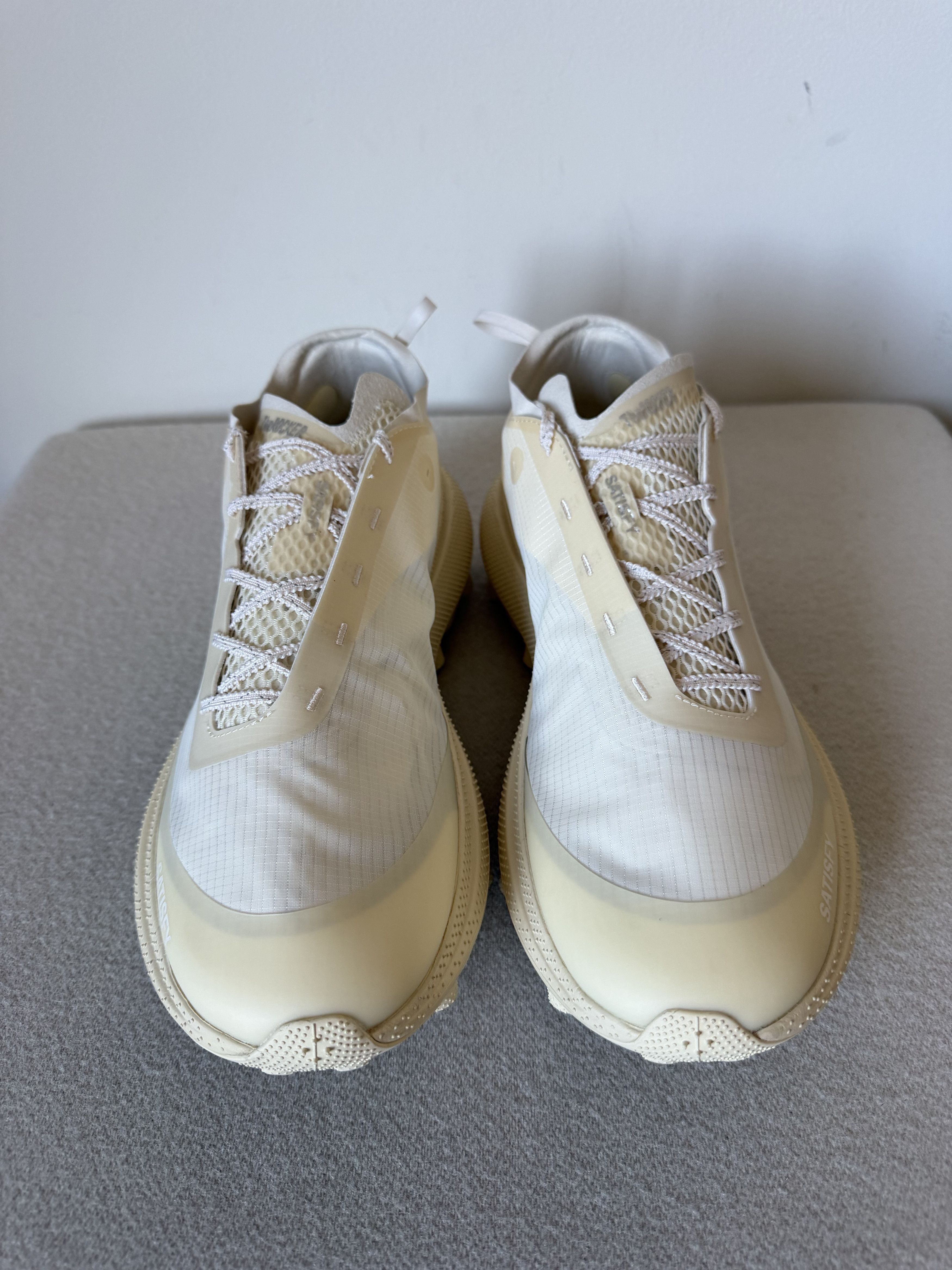 Satisfy Satisfy Running The Rocker Sneakers in Antique White Size US 12 / EU 45 - 4 Thumbnail