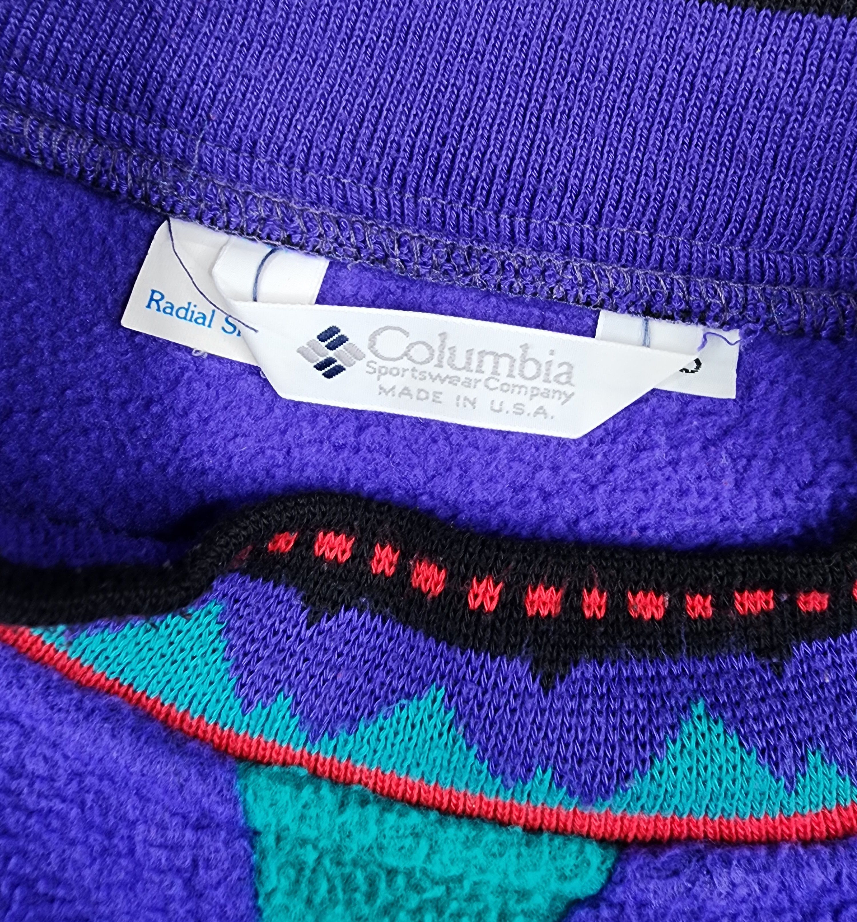 Columbia Vintage Columbia purple crewneck sweater Size US S / EU 44-46 / 1 - 5 Thumbnail