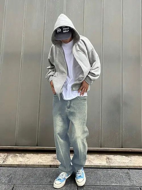 Other Washed Baggy Denim Jeans Stacked Skate Size US 34 / EU 50 - 3 Thumbnail