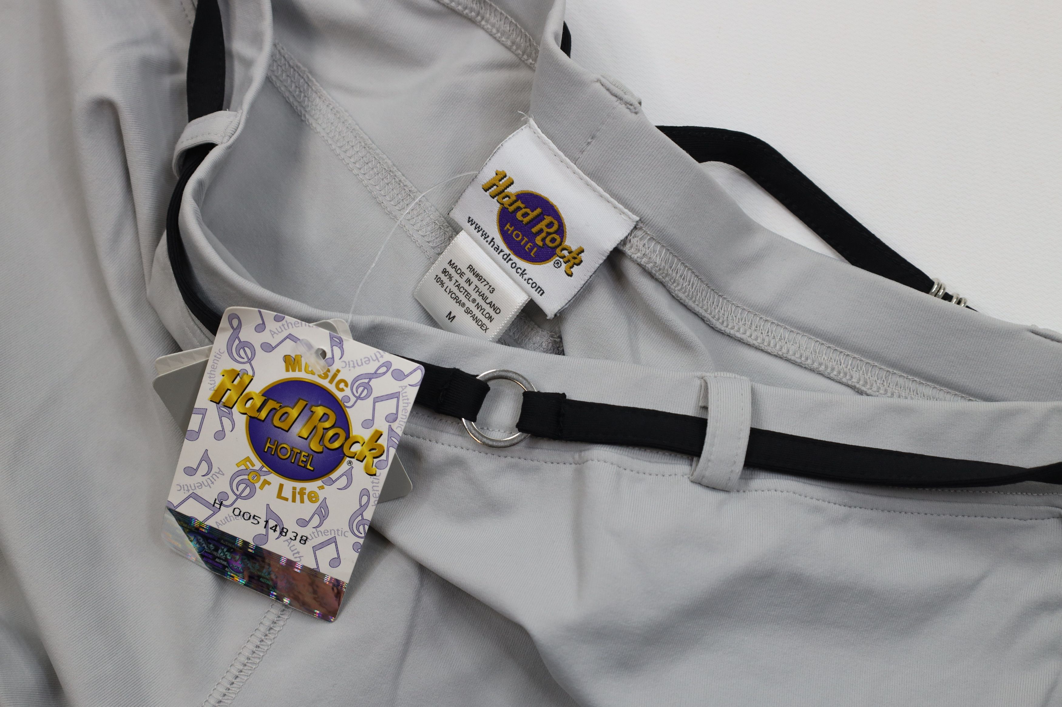 Hard Rock Cafe Deadstock Vtg Y2K Hard Rock Cafe Cropped Wide Leg Pants Size 29" - 5 Thumbnail