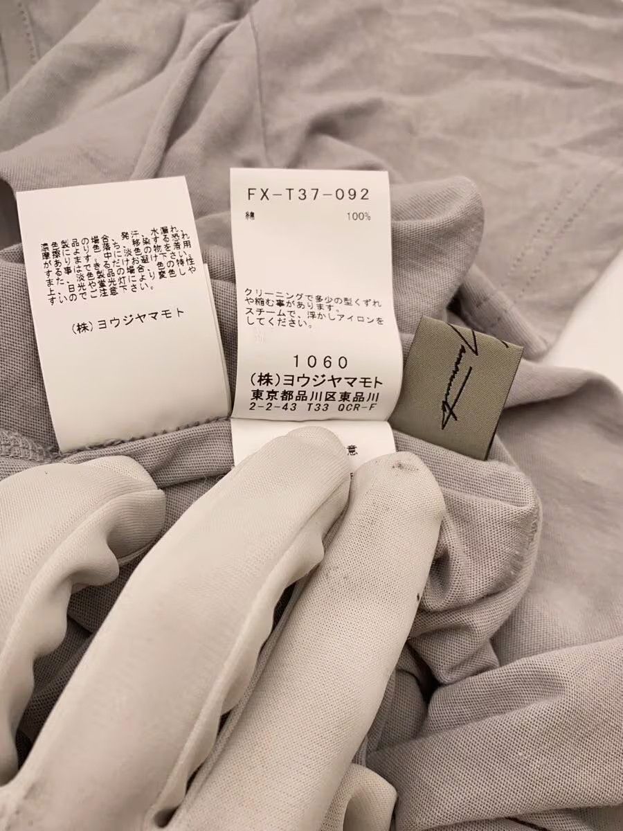 Yohji Yamamoto yohji yamamoto Cotton/GRY short sleeve cut and sew Size US M / EU 48-50 / 2 - 3 Thumbnail