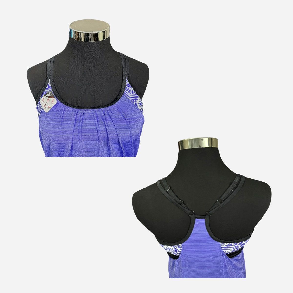 Other Zeroxposur Women’s Purple Racerback Tankini Tank Top Sz XL Size XL / US 12-14 / IT 48-50 - 16 Thumbnail