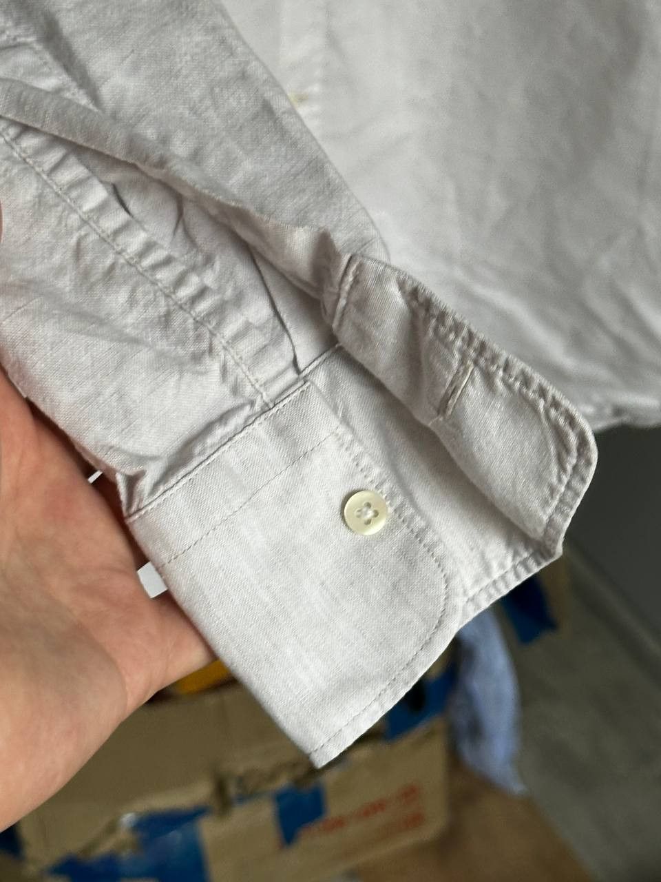 Asket WNU Linen Shirt in Beige Size XS Size US XS / EU 42 / 0 - 6 Thumbnail