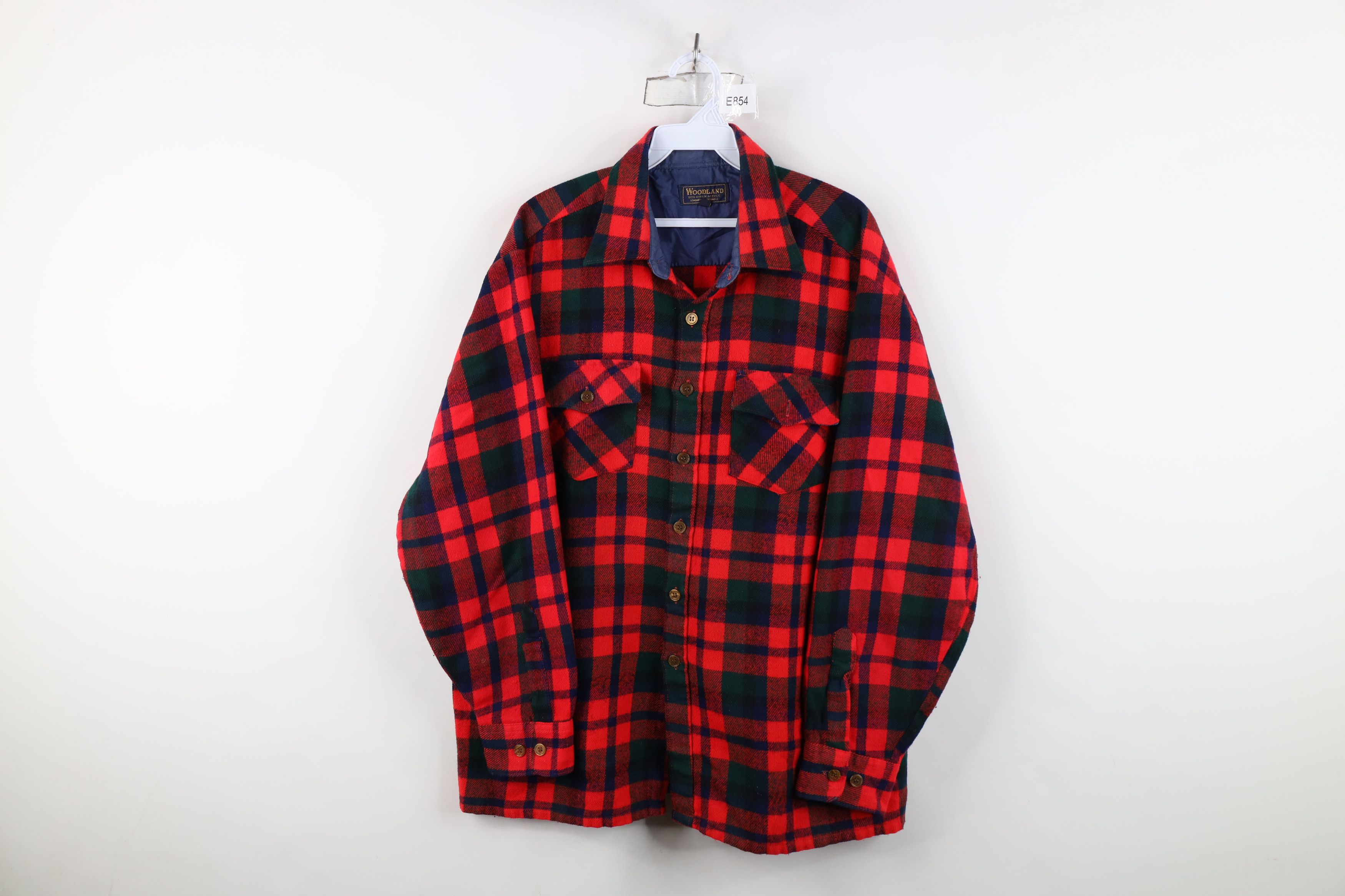 Vintage Vintage 70s Streetwear Collared Board Button Shirt Plaid Size US XL / EU 56 / 4 - 1 Thumbnail