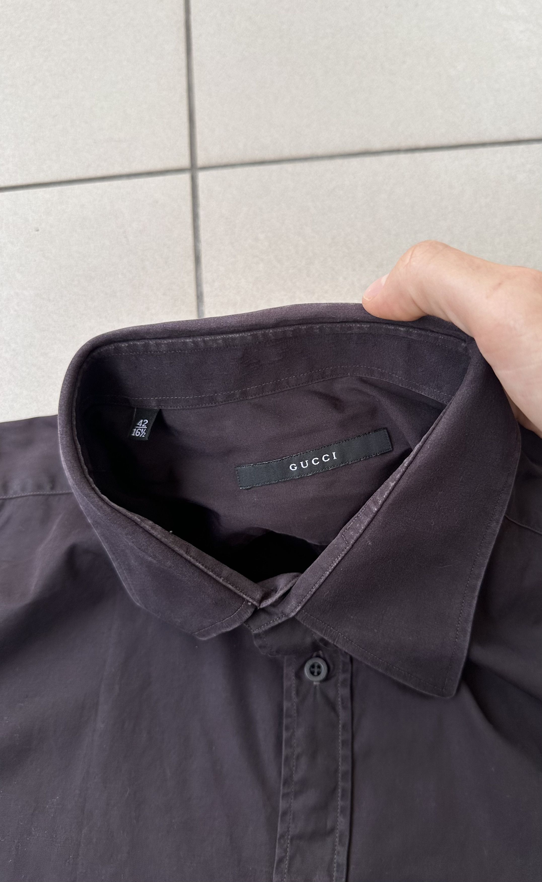 Gucci × Vintage Vintage Gucci elegant men button up shirt Size US L / EU 52-54 / 3 - 7 Thumbnail