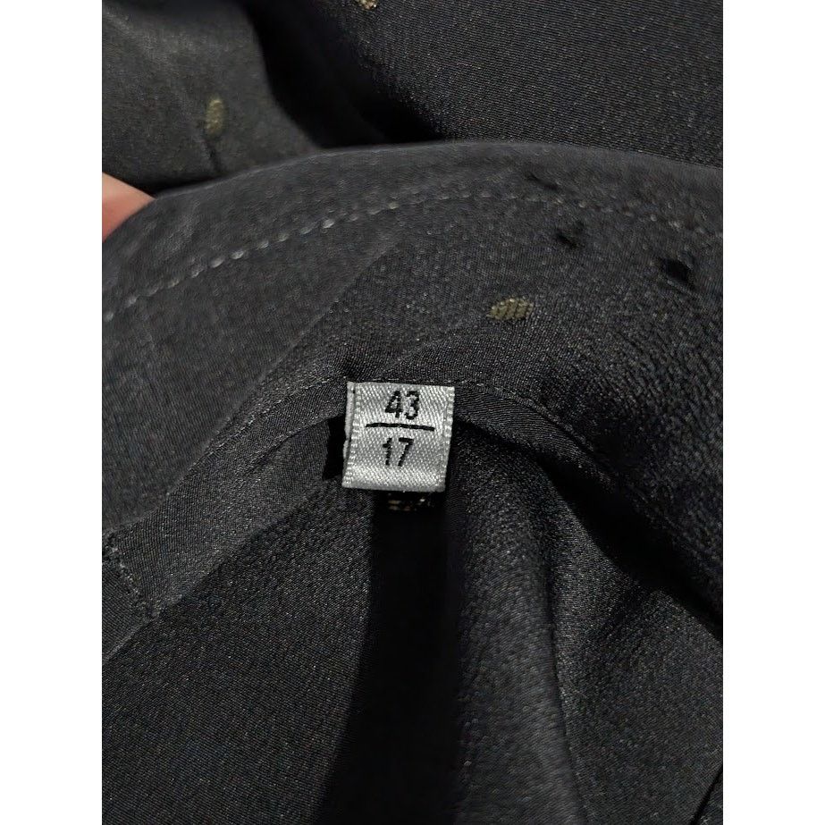 Saint Laurent Paris o1rshd1 Collar Classic Shirt in Black/Gold Size US XL / EU 56 / 4 - 12 Thumbnail