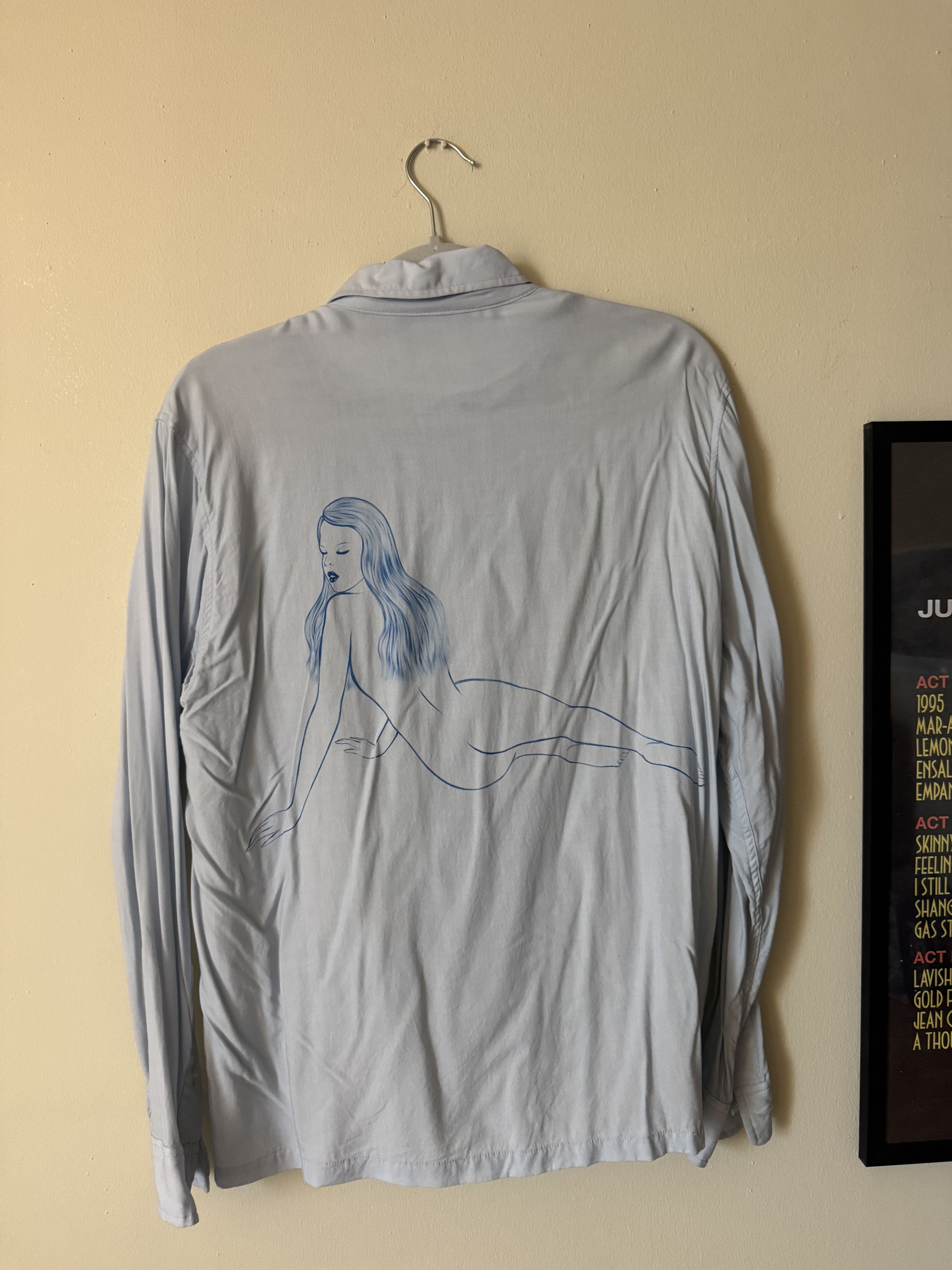 Stussy Naked Girl Rayon Button Up Size US S / EU 44-46 / 1 - 1 Thumbnail