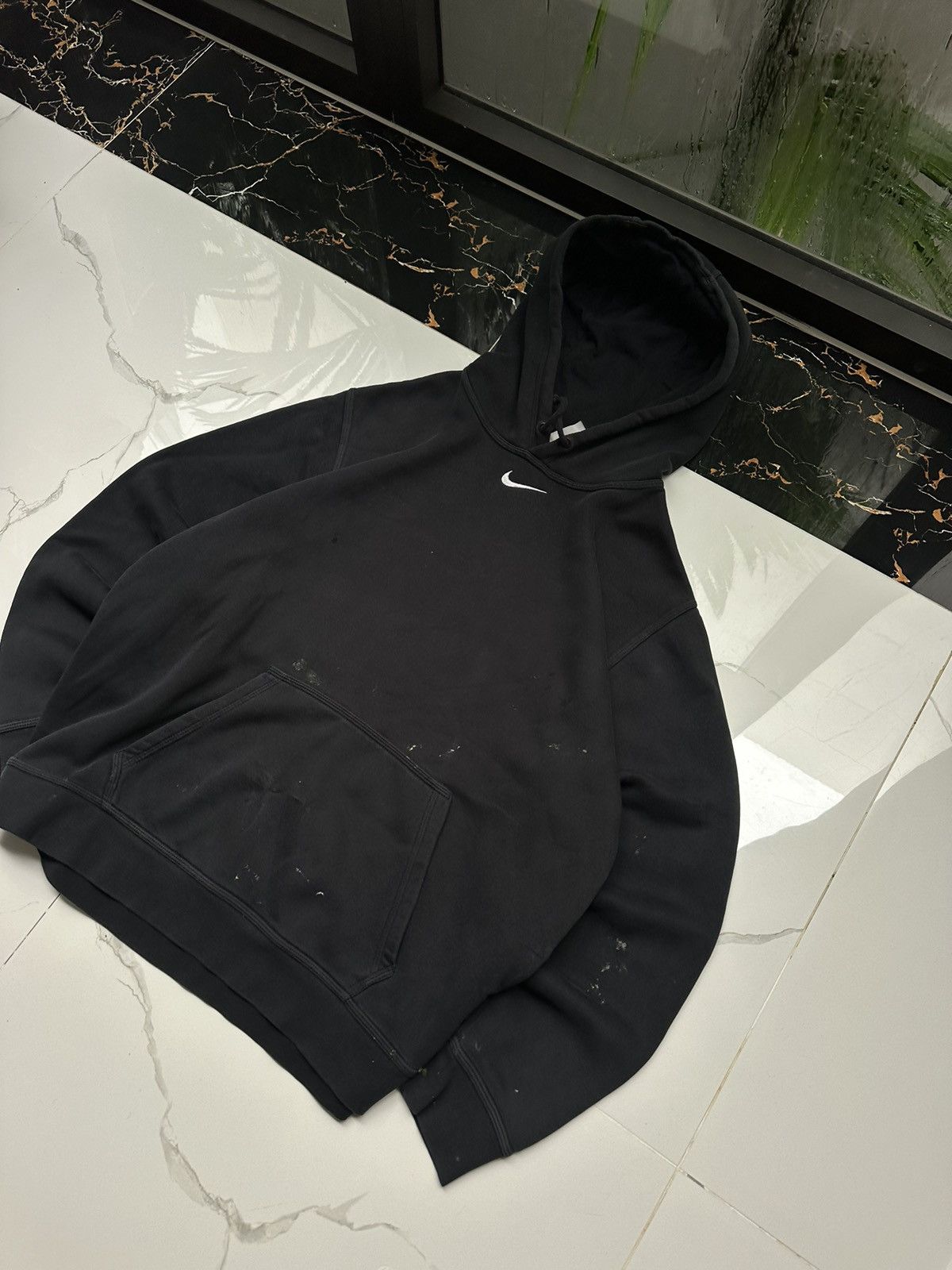 Nike × Vintage NIKE VINTAGE CENTRAL SWOOSH STREETWEAR HOODIE Size US L / EU 52-54 / 3 - 2 Thumbnail