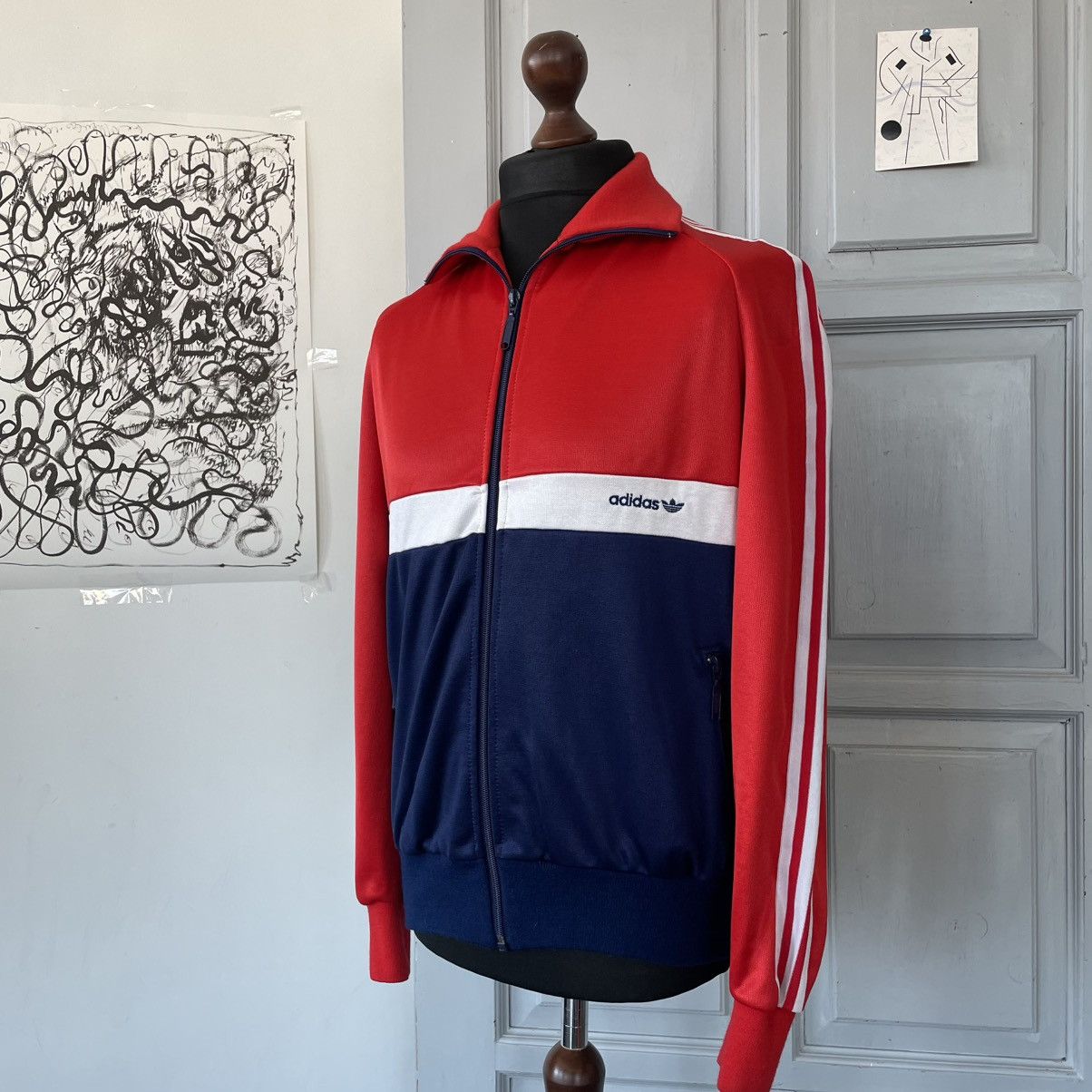 Adidas × Vintage 🔥Vintage Adidas 70-80’s Tracksuit Jacket size M Size US M / EU 48-50 / 2 - 9 Thumbnail