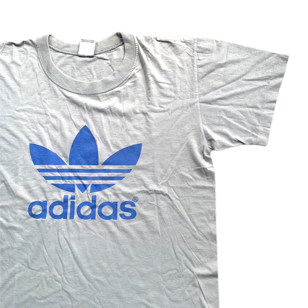 Adidas VTG ADIDAS 3 STRIPES LOGO TSHIRT Size US M / EU 48-50 / 2 - 2 Thumbnail