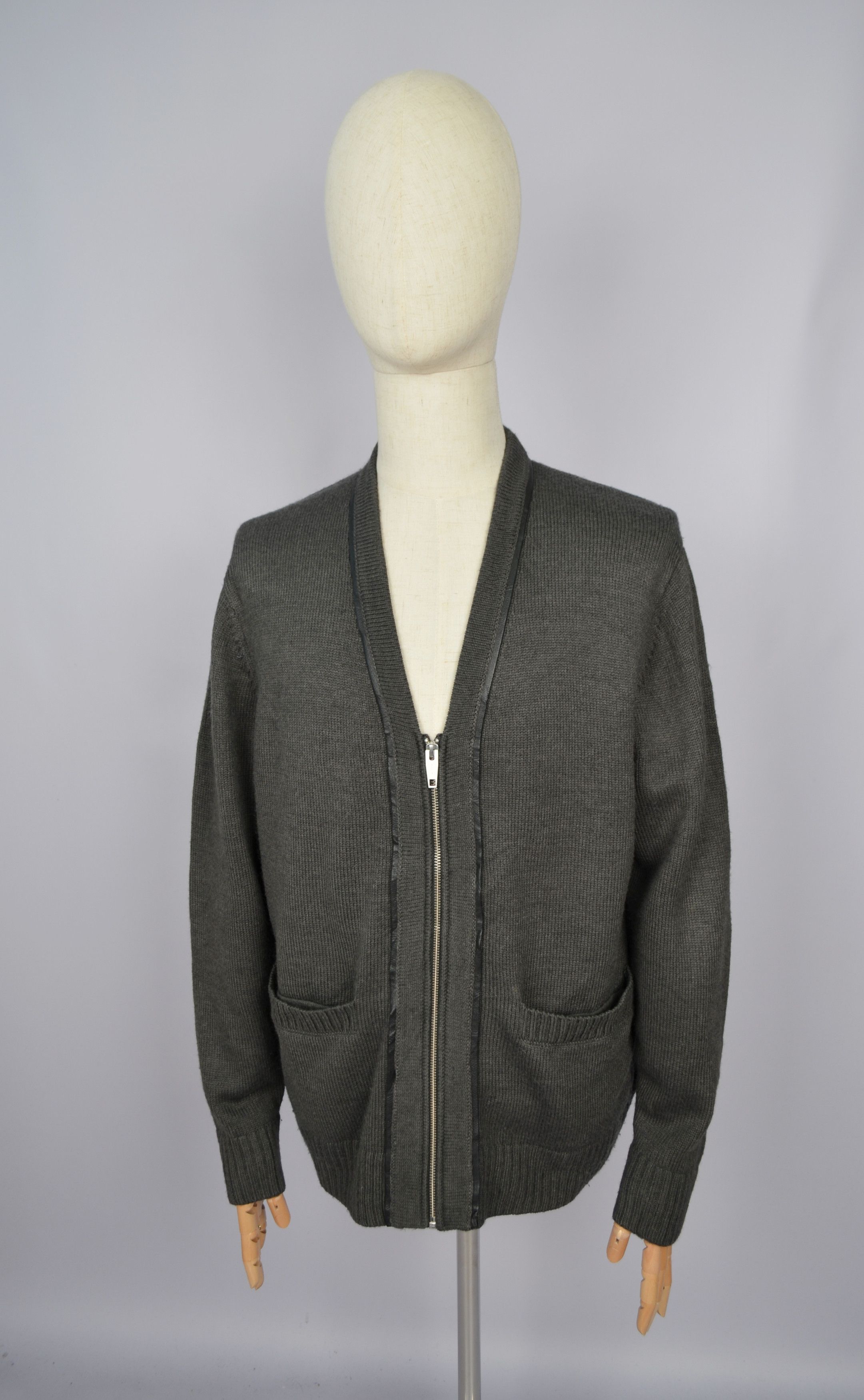 Designer × The Kooples The Kooples Full Zip Wool Blend Knit Jacket Cardigan Sweater Size US M / EU 48-50 / 2 - 1 Thumbnail