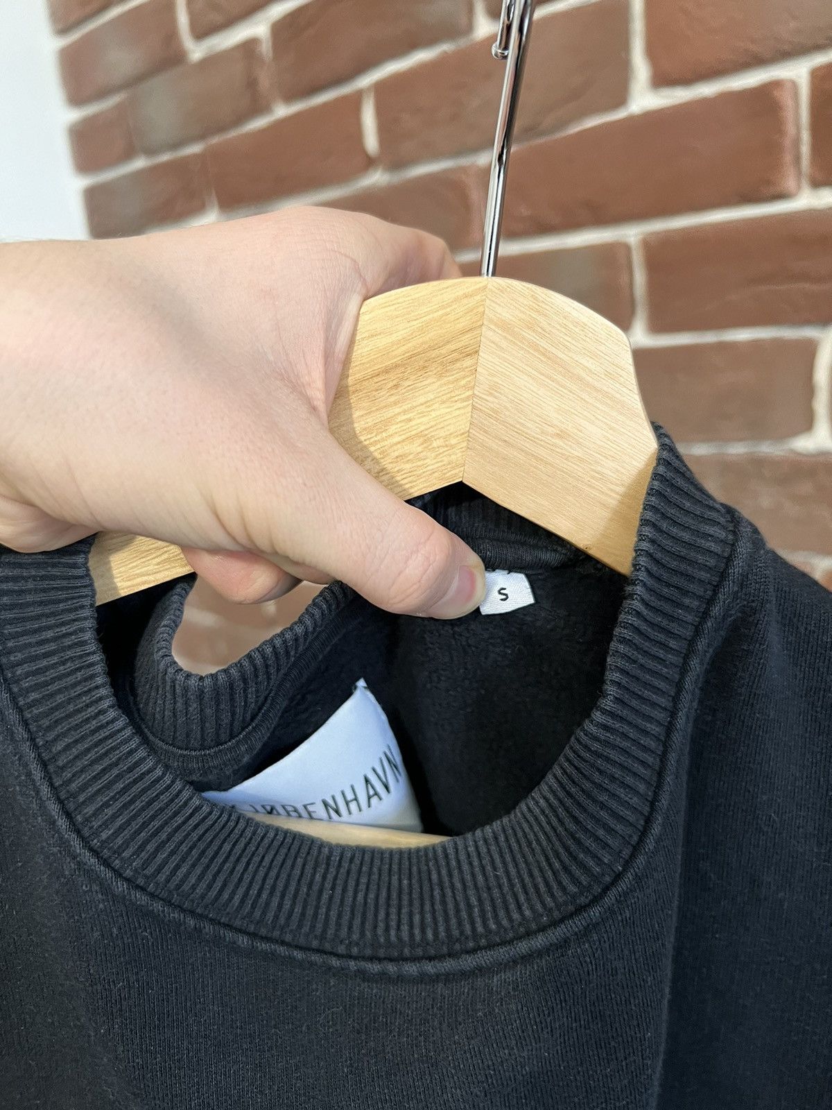 Han Kjobenhavn SS17 Han Kjobenhavn Spellout Crewneck Sweatshirt Hype S Blac Size US S / EU 44-46 / 1 - 6 Thumbnail