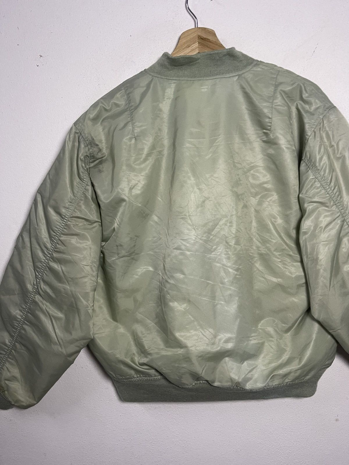 Vintage Vintage Warm Heart Reversible MA-1 Military Bomber Jacket Size US L / EU 52-54 / 3 - 9 Thumbnail