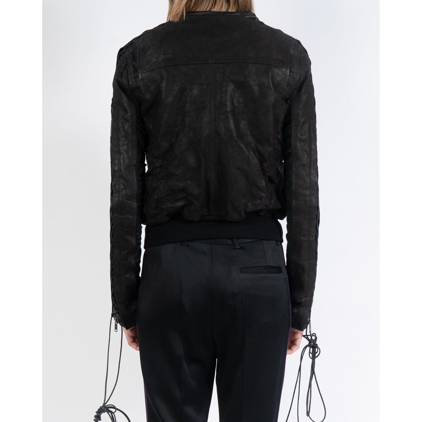 Haider Ackermann FW16 Black Two Tone Jacket Sample Size S / US 4 / IT 40 - 4 Thumbnail