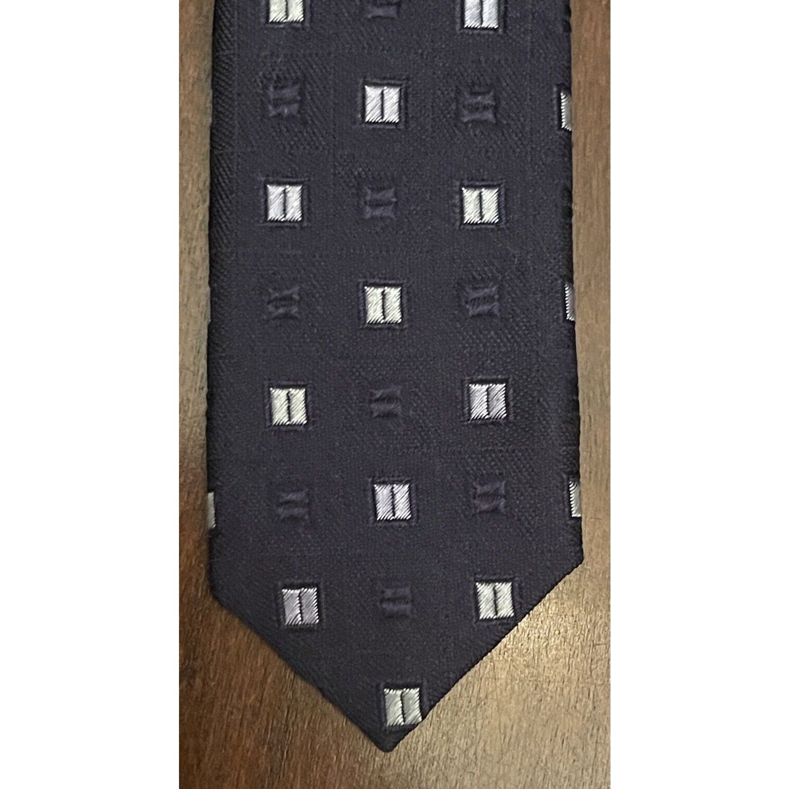 Calvin Klein Calvin Klein Blue 100% Silk Men’s Neck Tie Made In China Size ONE SIZE - 6 Thumbnail