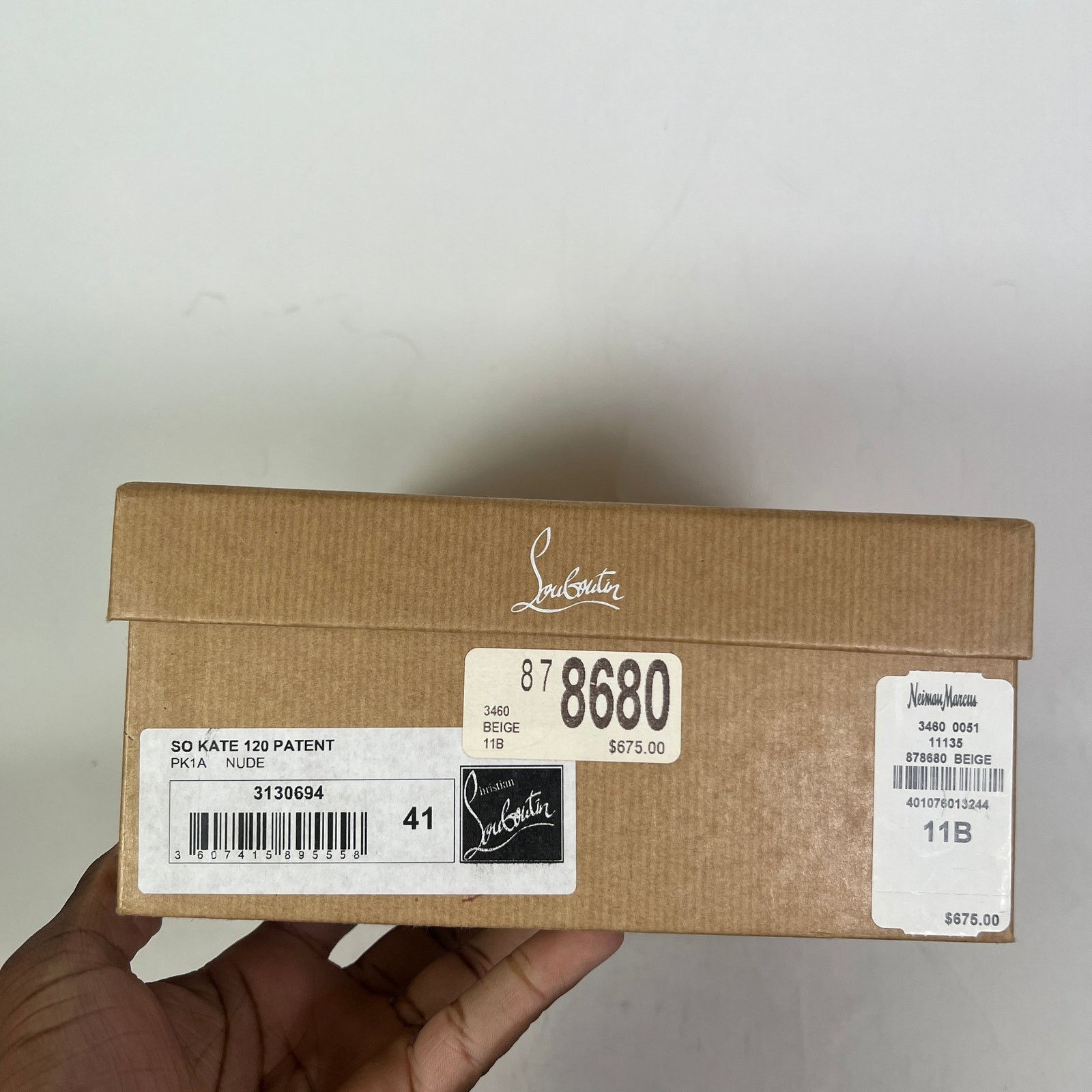 Christian Louboutin Christian Louboutin Nude Patent Kate 120 Heels Size 41 Size US 11 / IT 41 - 13 Thumbnail