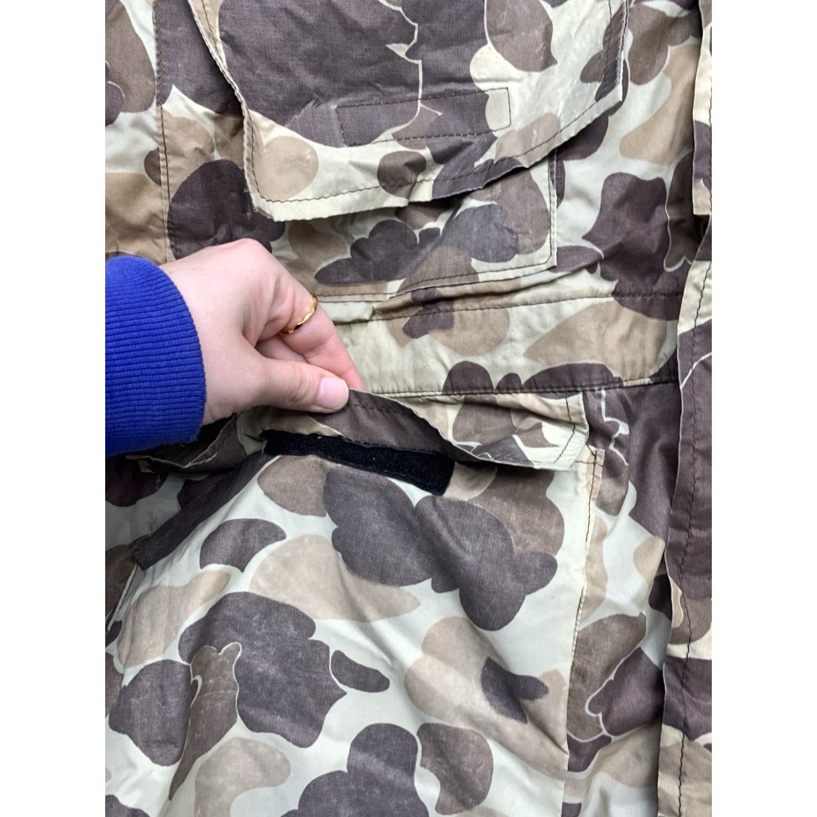 Vintage VINTAGE Columbia Gore-Tex Hunting Jacket Mens L Hooded Duck Camo Size US L / EU 52-54 / 3 - 6 Thumbnail