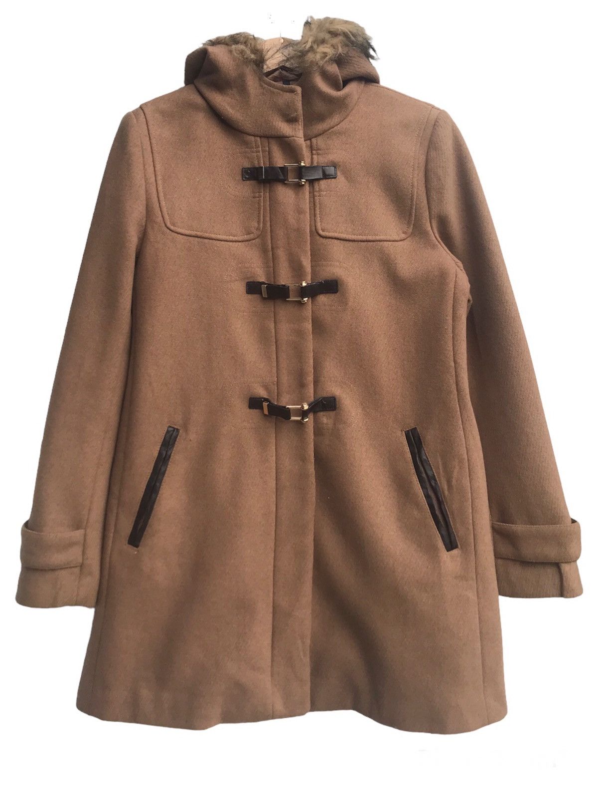 Cole Haan Cole Haan Wool Duffle Coat Size L / US 10 / IT 46 - 2 Thumbnail