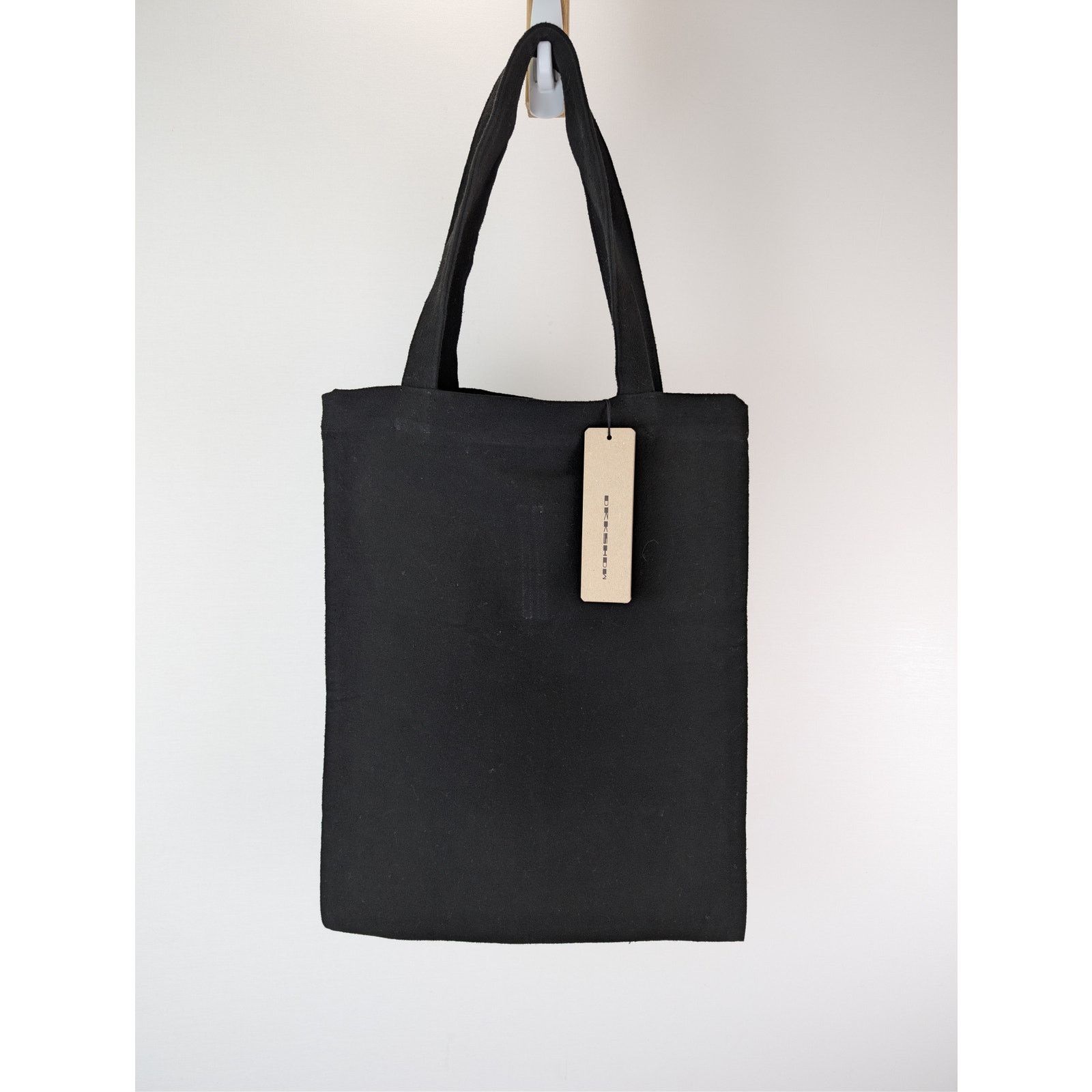 Rick Owens Drkshdw o1rshd1 Size: OS / cotton canvas shopper tote bag in Black Size ONE SIZE - 9 Thumbnail