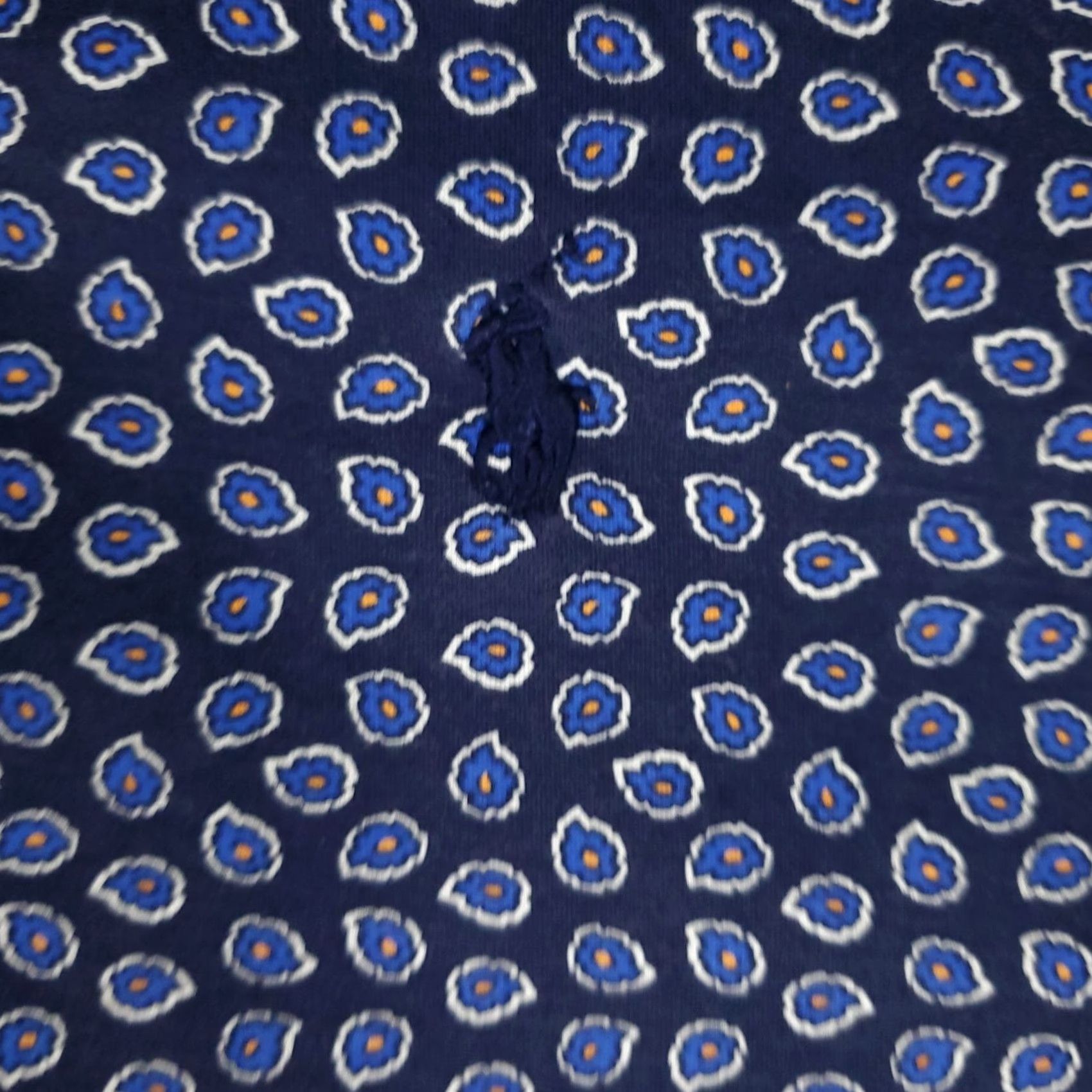 Ralph Lauren Ralph Lauren Polo Shirt Mens Big 4X Blue Paisley Polo Short Sleeve Button Collar Casual Everyday Dressy Sports Size US XXL / EU 58 / 5 - 2 Thumbnail