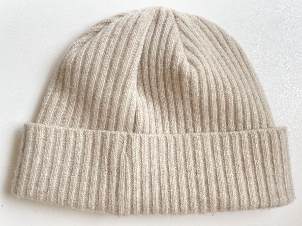 Other Chaos Thin Cashmere / Merino Beanie BEIGE Size ONE SIZE - 3 Thumbnail