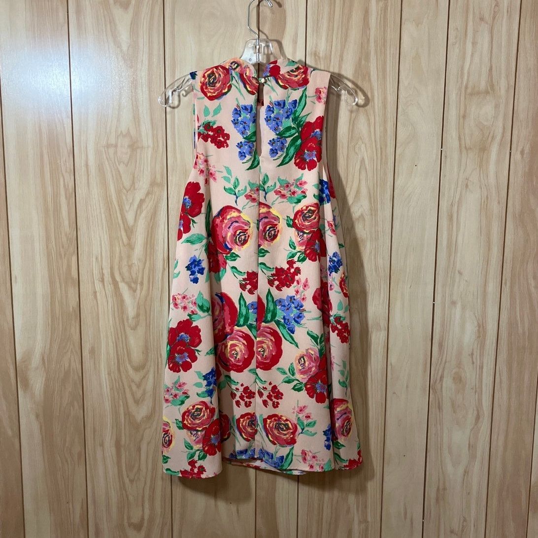 Other Everly Pink Floral Boho Minimalist Shift Knee Length Dress L Size L / US 10 / IT 46 - 2 Thumbnail