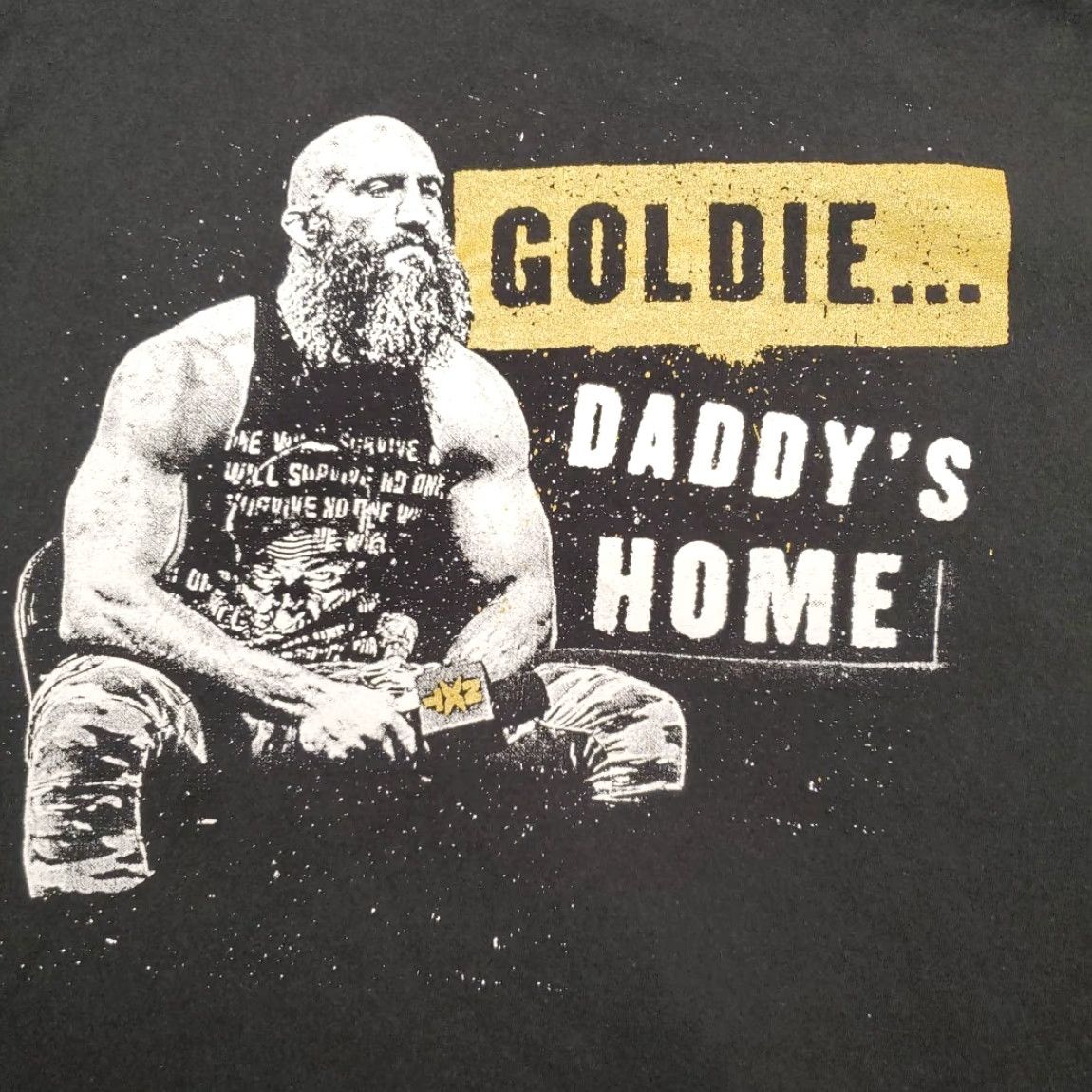 Vintage VINTAGE Wrestling Shirt Men XXXXL Black WWE 4XL Tommaso Ciampa Goldie Daddys Home TEE Size US XXL / EU 58 / 5 - 2 Thumbnail