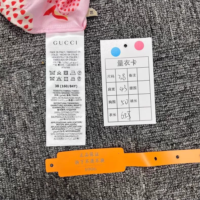 Gucci Gucci Pink heart-shaped apple full-print long-sleeved shir Size XS / US 0-2 / IT 36-38 - 8 Thumbnail