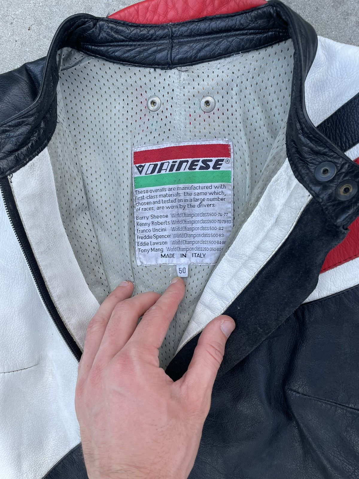 Dainese Dainese Moto Leather Racing Bike Rare Y2K Jacket sz 50 Size US XS / EU 42 / 0 - 4 Thumbnail
