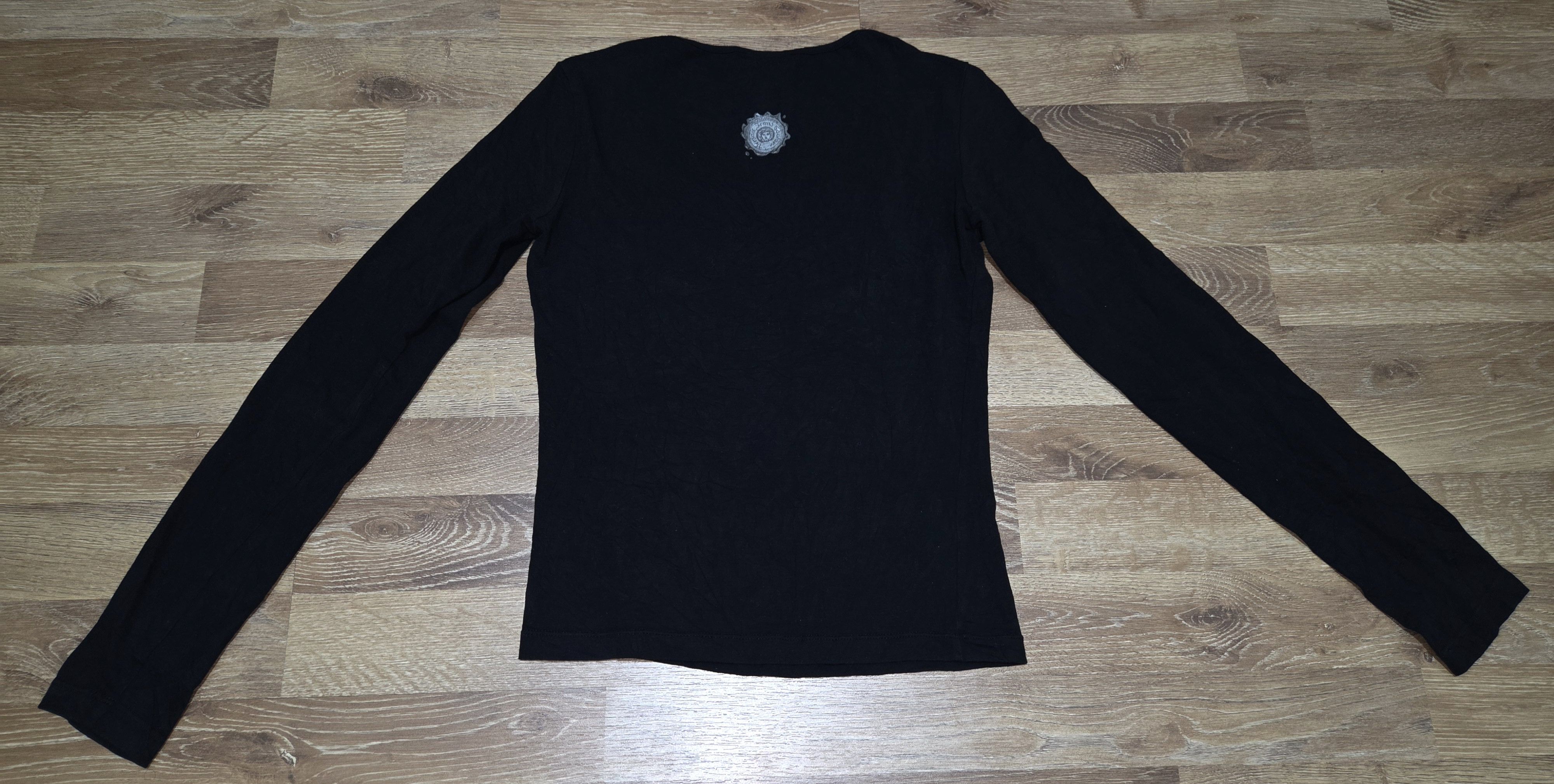 Versace Jeans Couture Vintage 2010 Versace Jeans Couture Studded Metal Stretch Top Size XS / US 0-2 / IT 36-38 - 2 Thumbnail