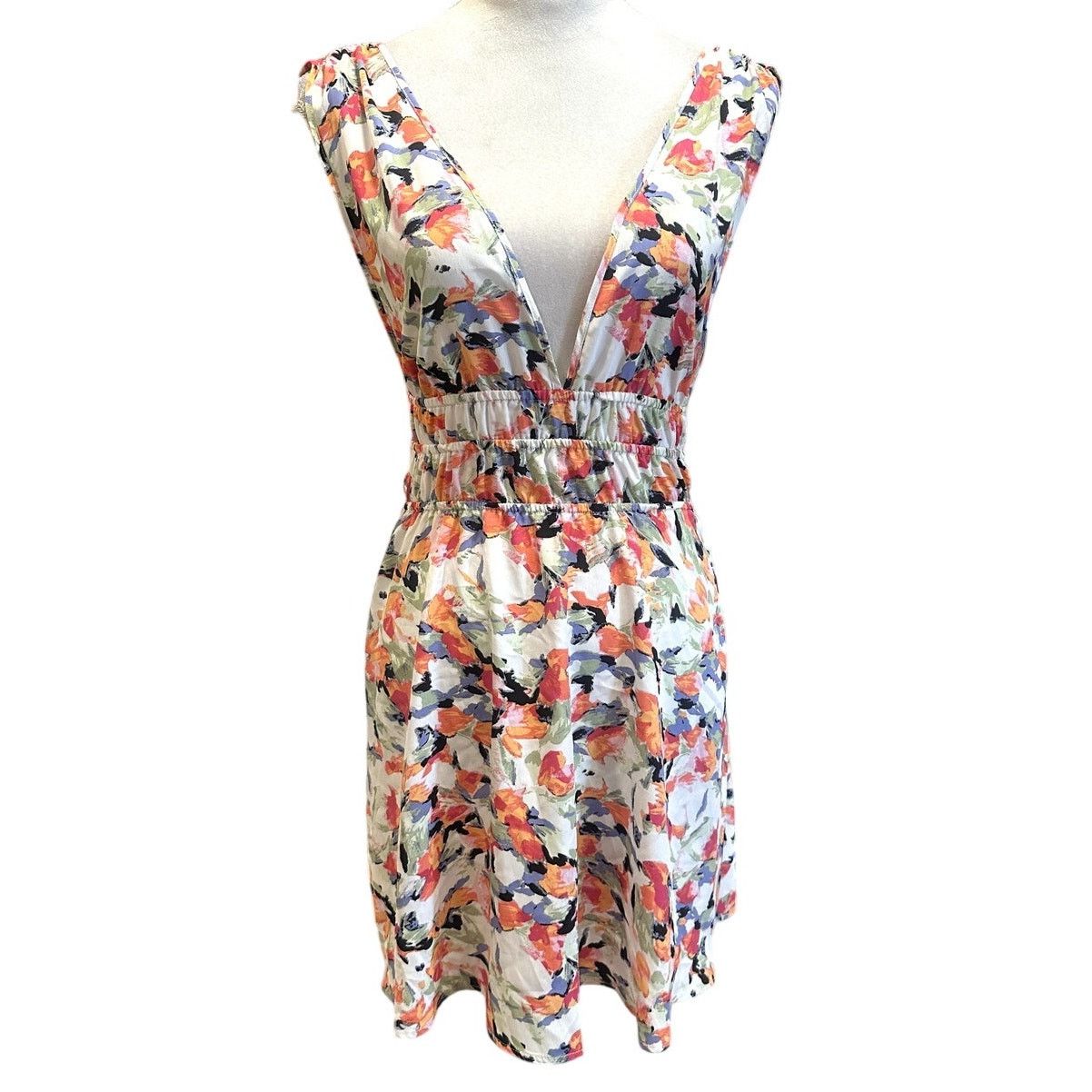Other Vero Moda NWT S Sleeveless Floral Mini Dress Open Back NWT Size S / US 4 / IT 40 - 3 Thumbnail