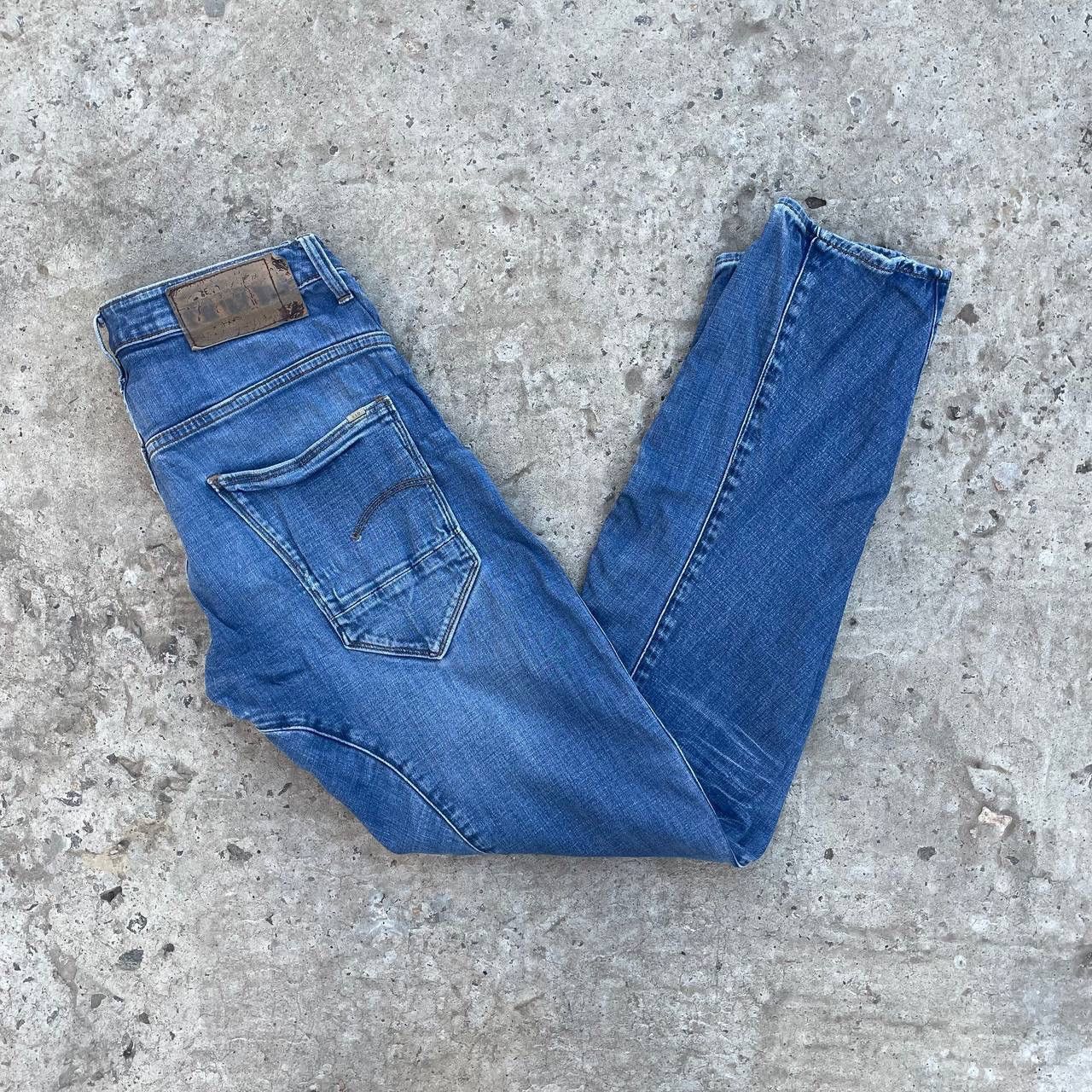 Le Grande Bleu (L.G.B.) Vintage Man’s G-Star Raw W28xL32 Y2K 00s USA Crazy Size US 28 / EU 44 - 3 Thumbnail