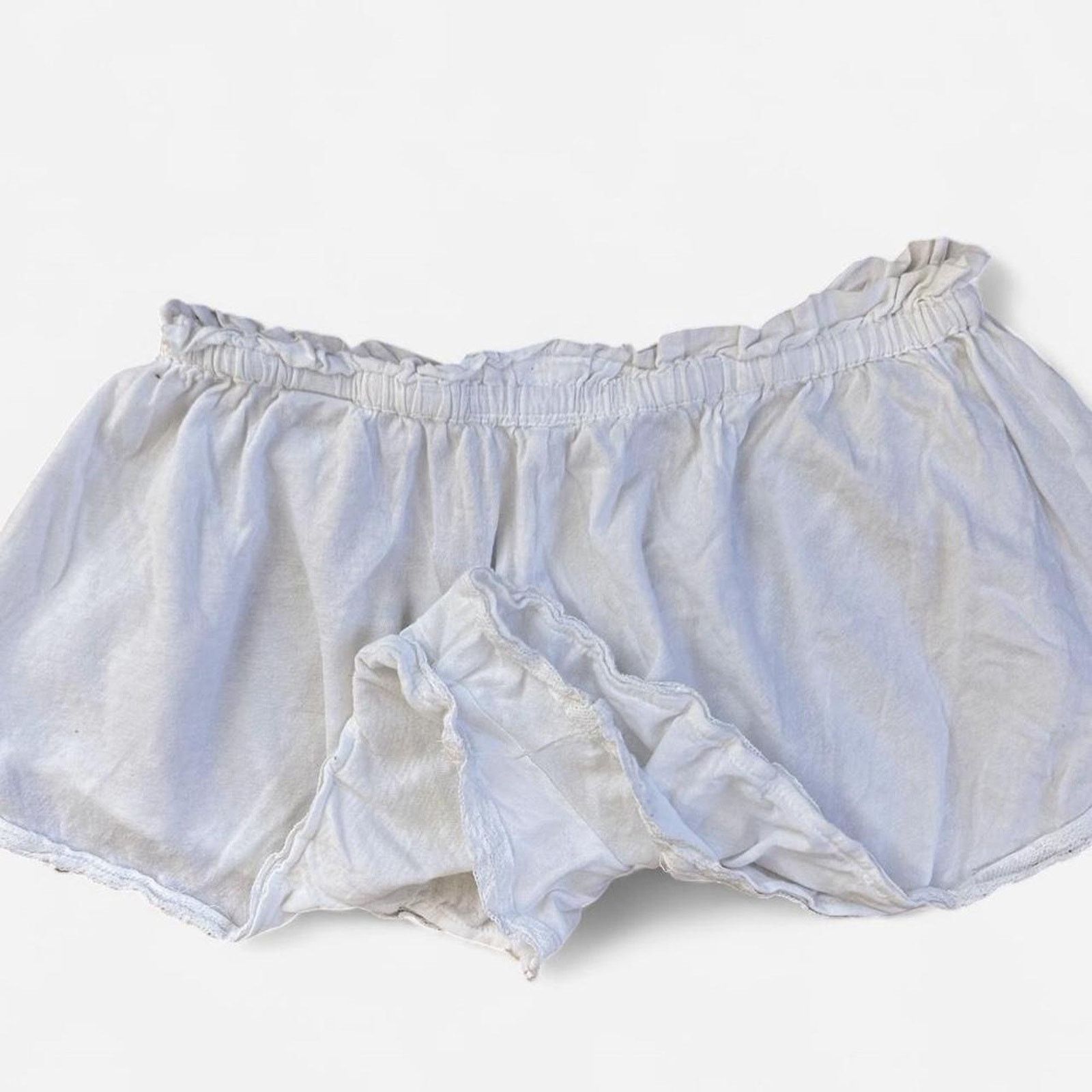 THE GREAT The great white lace trim shorts Size 24" / US 00 / IT 34 - 3 Thumbnail