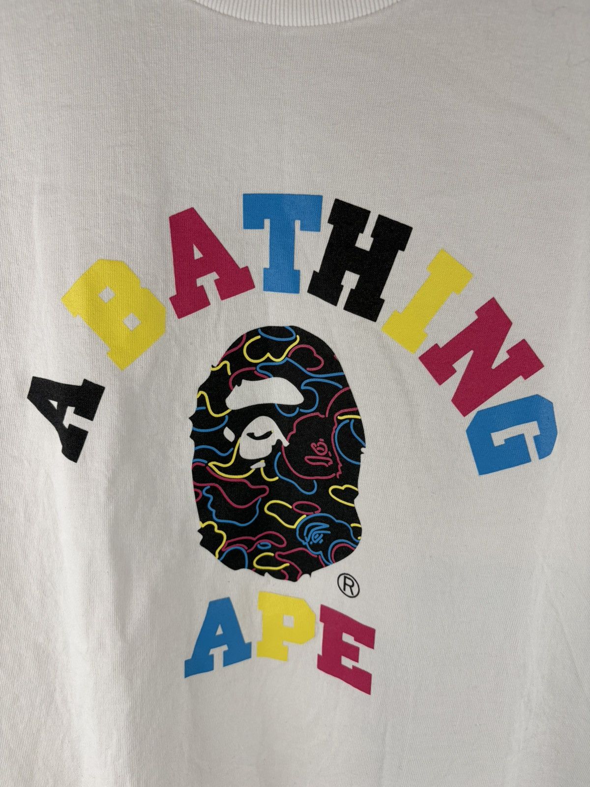 Bape SS25 BAPE Neon Camo College Tee Size US L / EU 52-54 / 3 - 3 Thumbnail