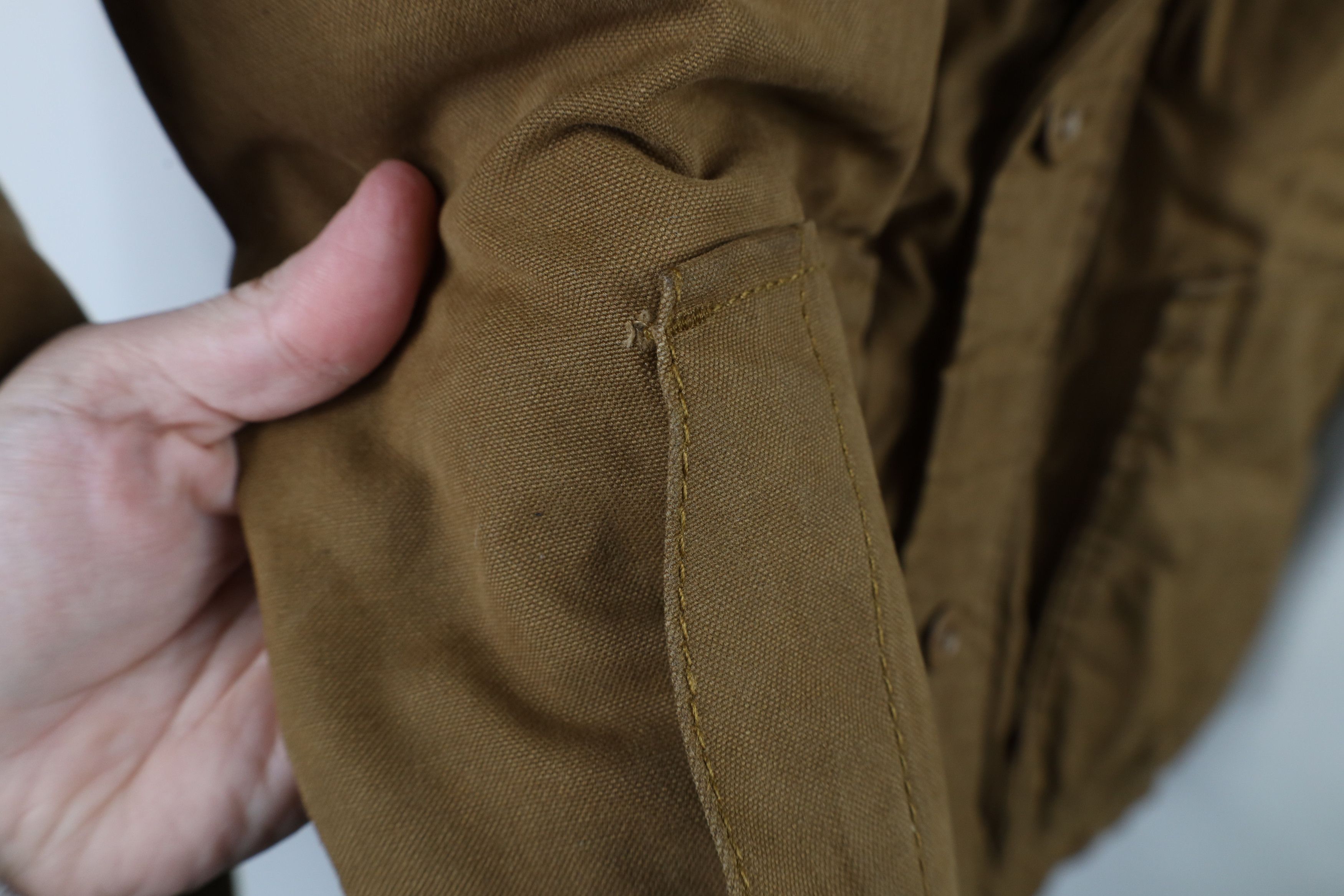 American Eagle Outfitters × Vintage Vintage American Eagle Outfitters Lined Waxed Canvas Jacket Size US S / EU 44-46 / 1 - 6 Thumbnail